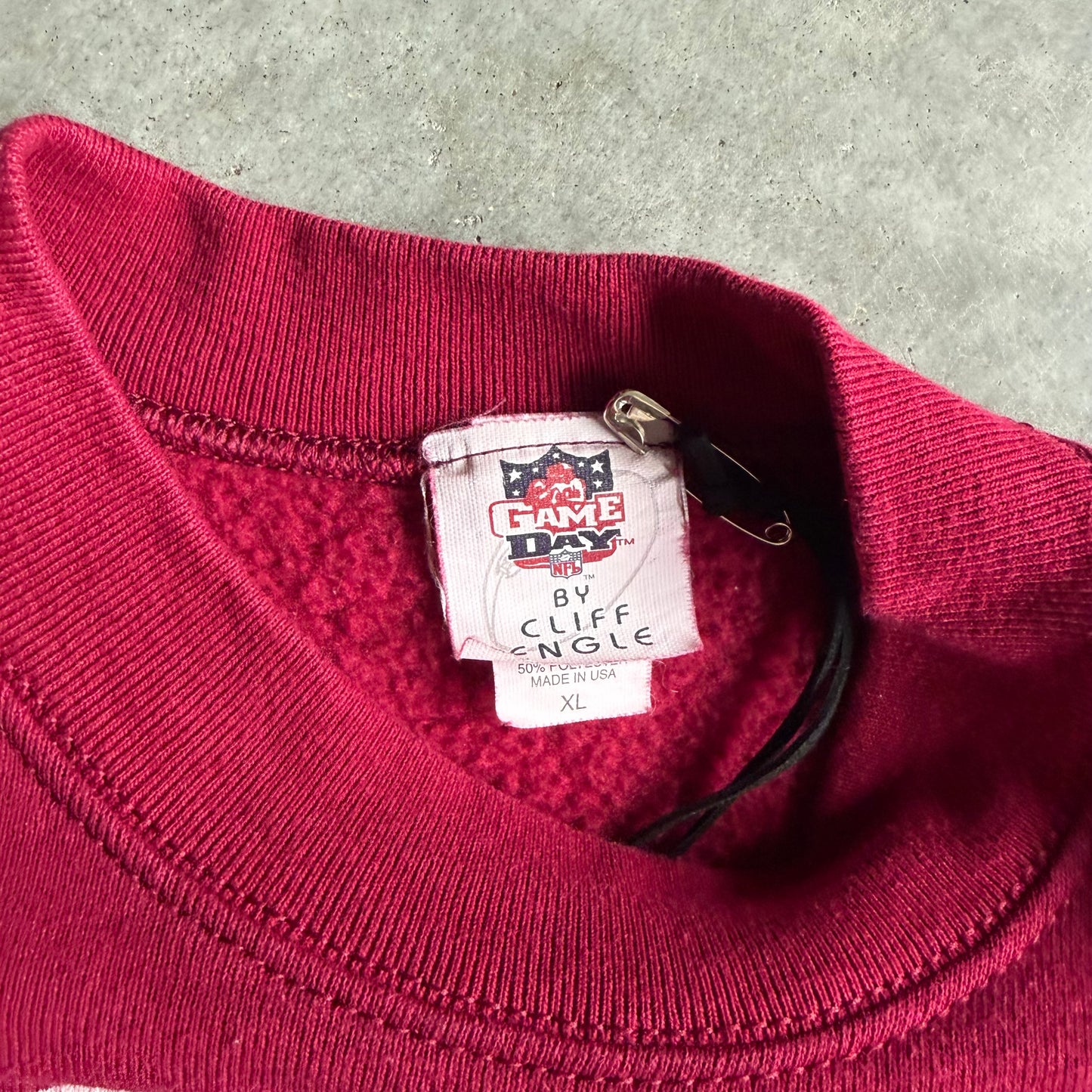 Vintage San Francisco 49ers Big Repeat Logo Sweatshirt