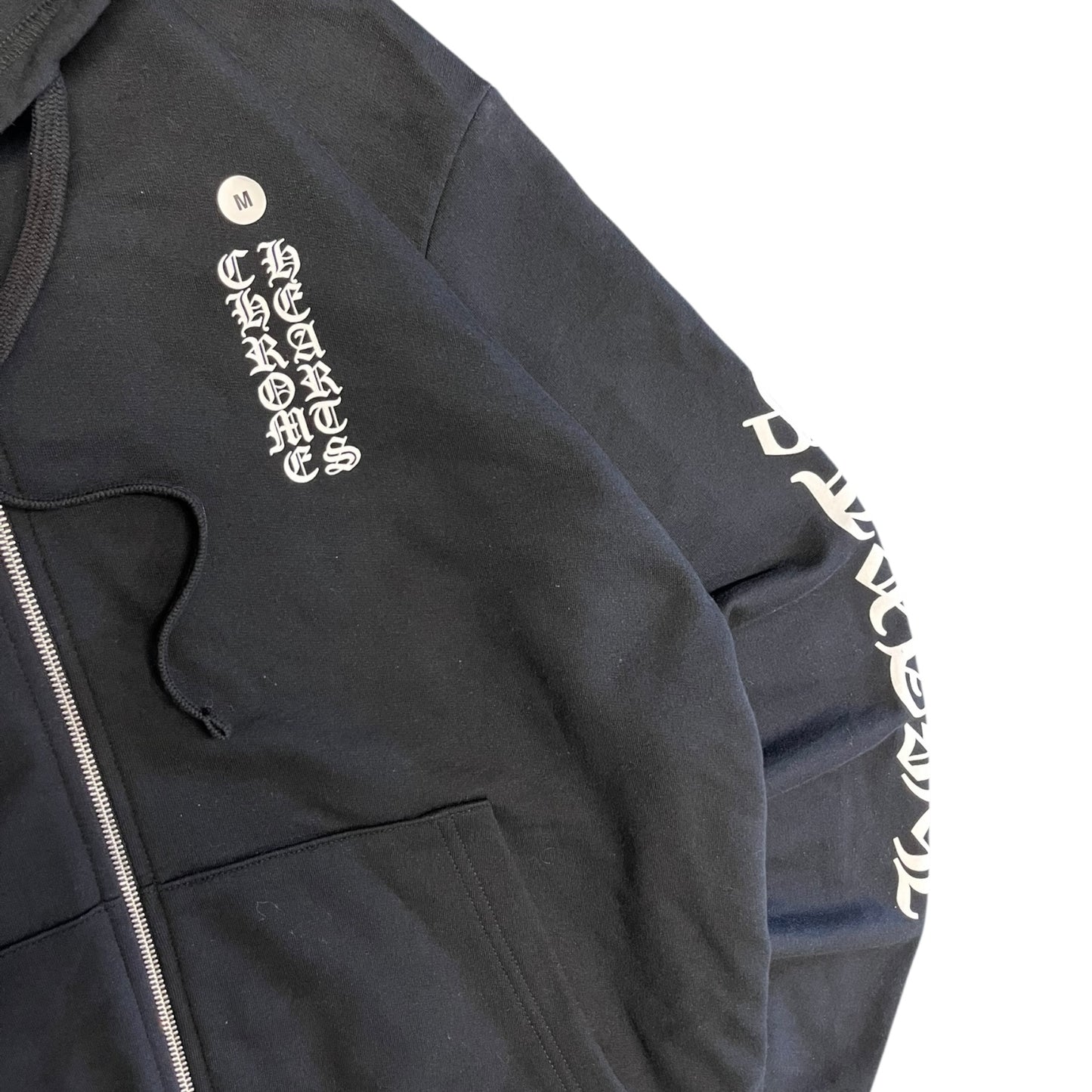 Chrome Hearts Spell Out Dagger Zip Sweatshirt