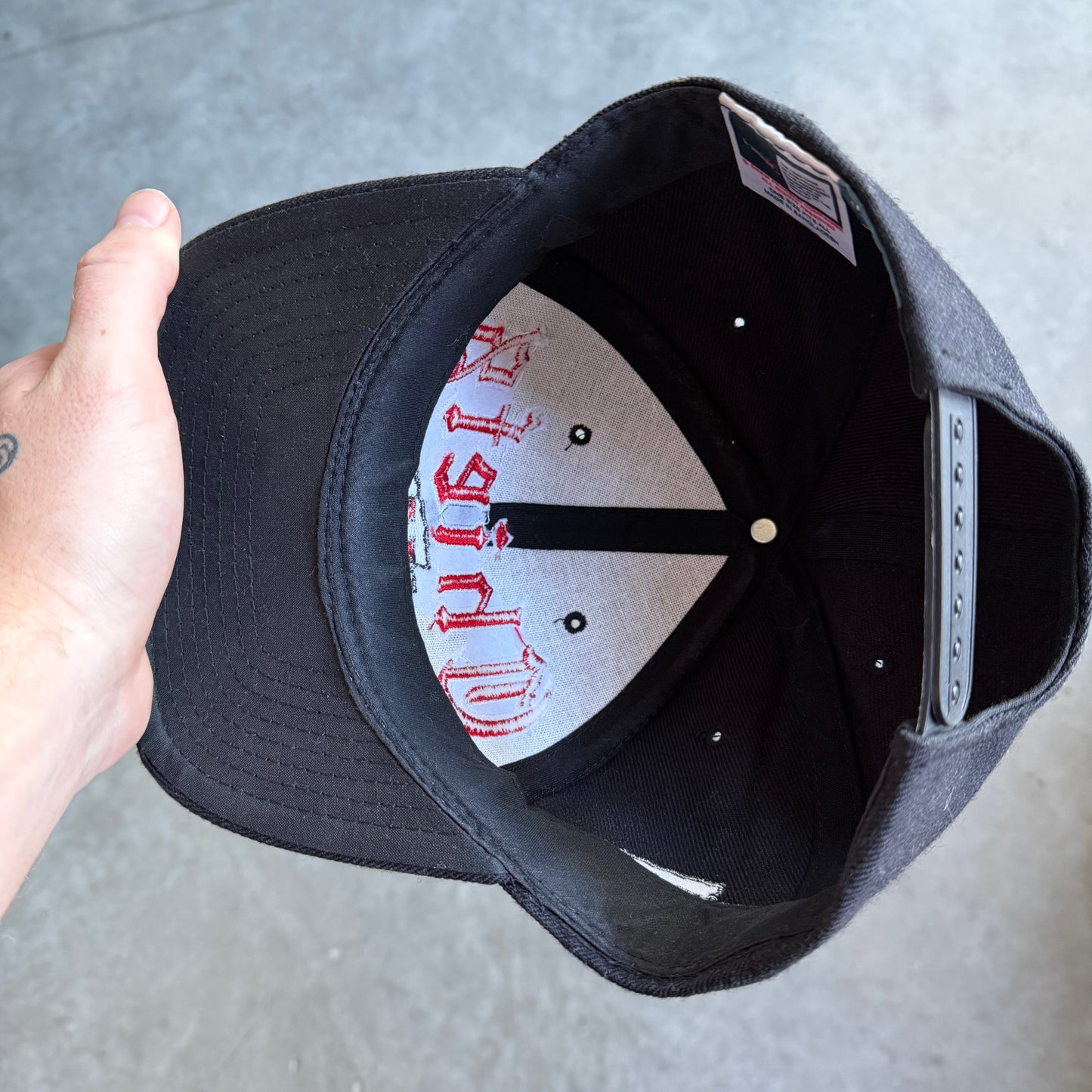 Vintage Drew Pearson Kansas City Chiefs Olde English Wool Snapback Hat