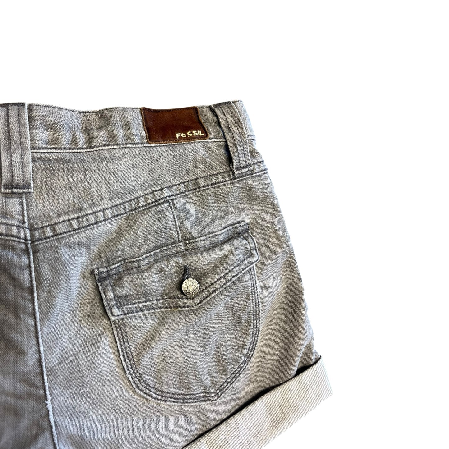Women’s Y2K Fossil Grey Mini Shorts