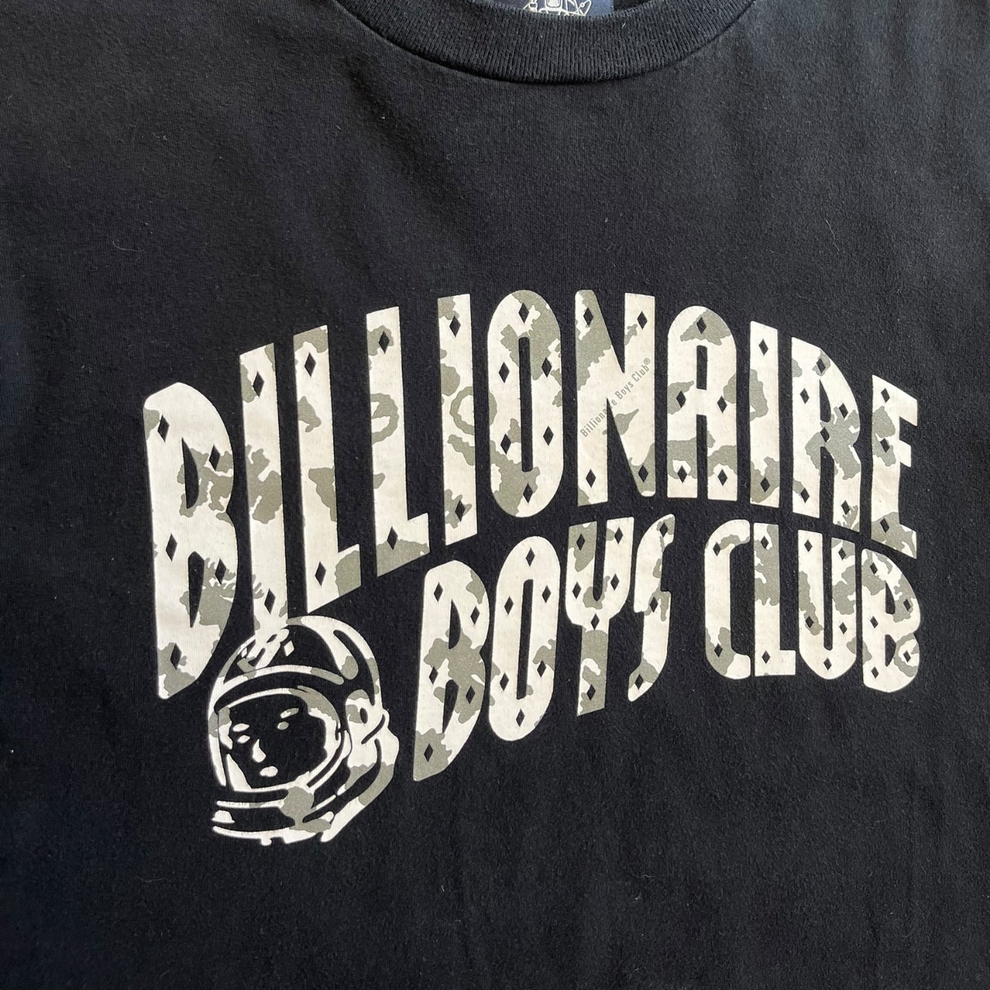 Billionaire Boys Club Camo Spell Out T Shirt
