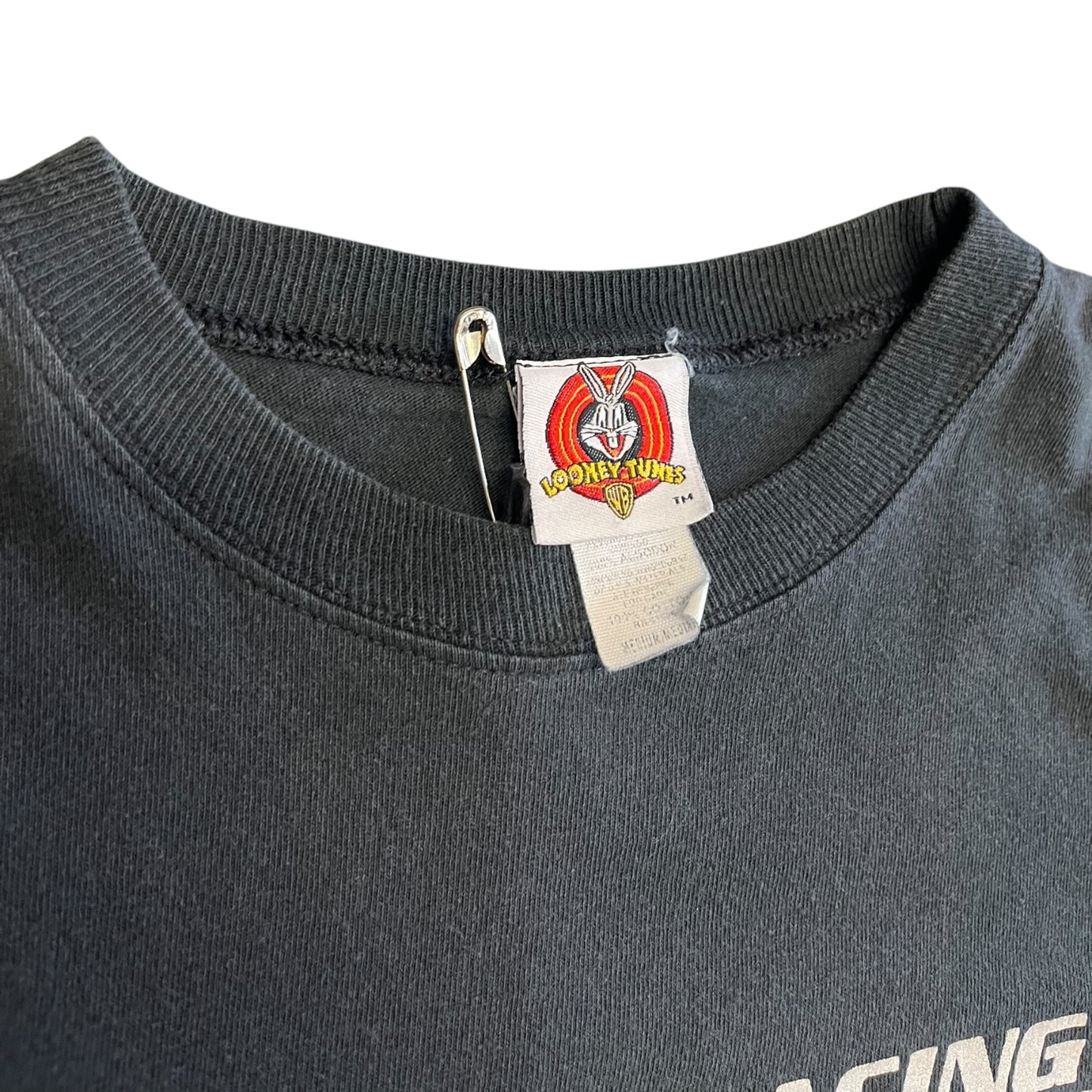 Vintage Looney Tunes Racing Taz Black Tee
