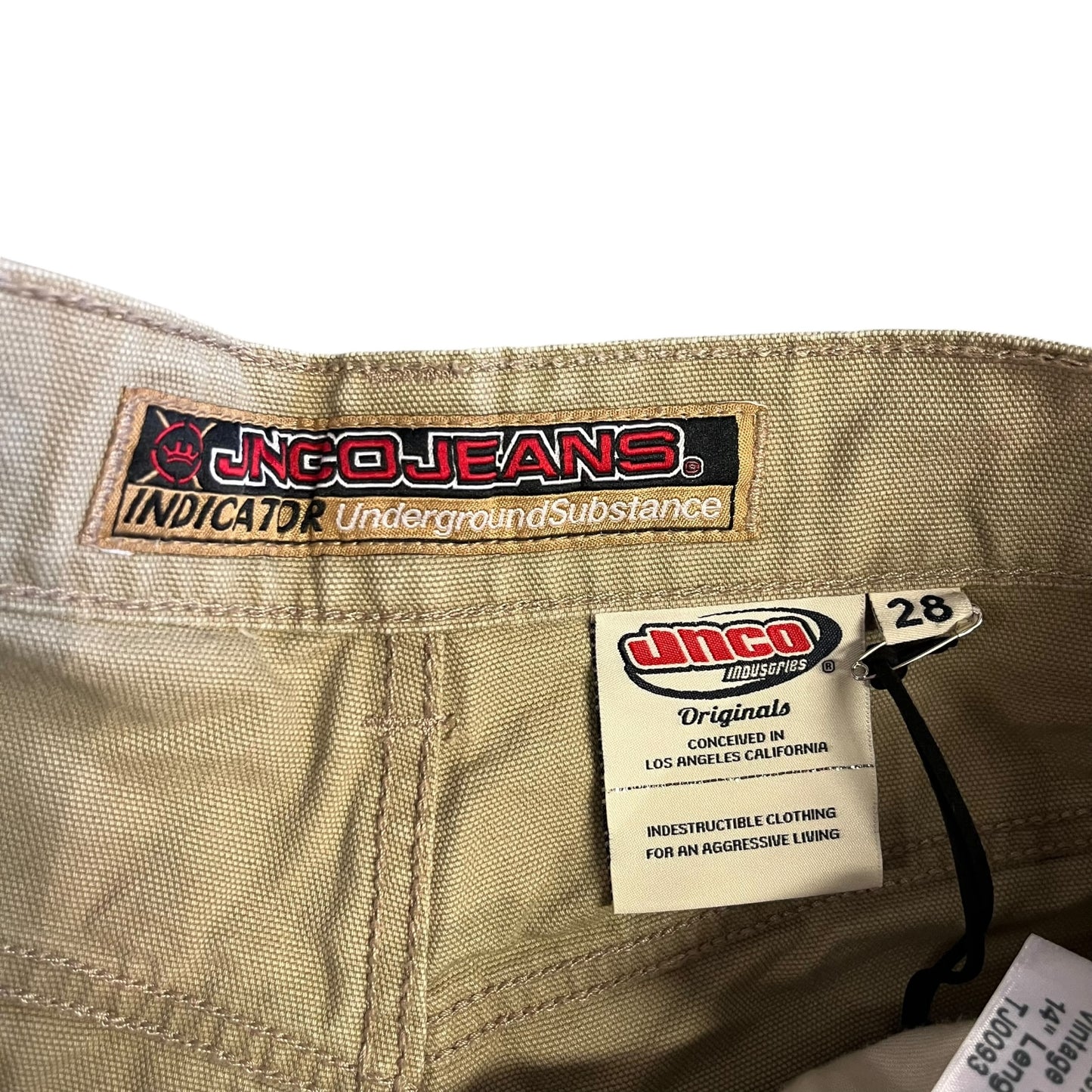 JNCO - Indicator Cargo Shorts 14” Inseam (Khaki)