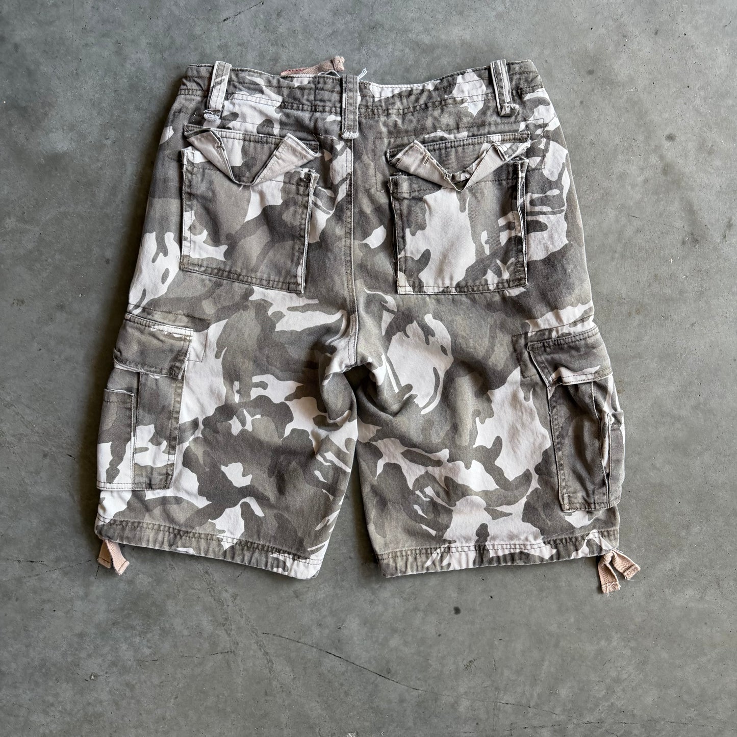 Y2K US Apparel Camo Cargo Shorts
