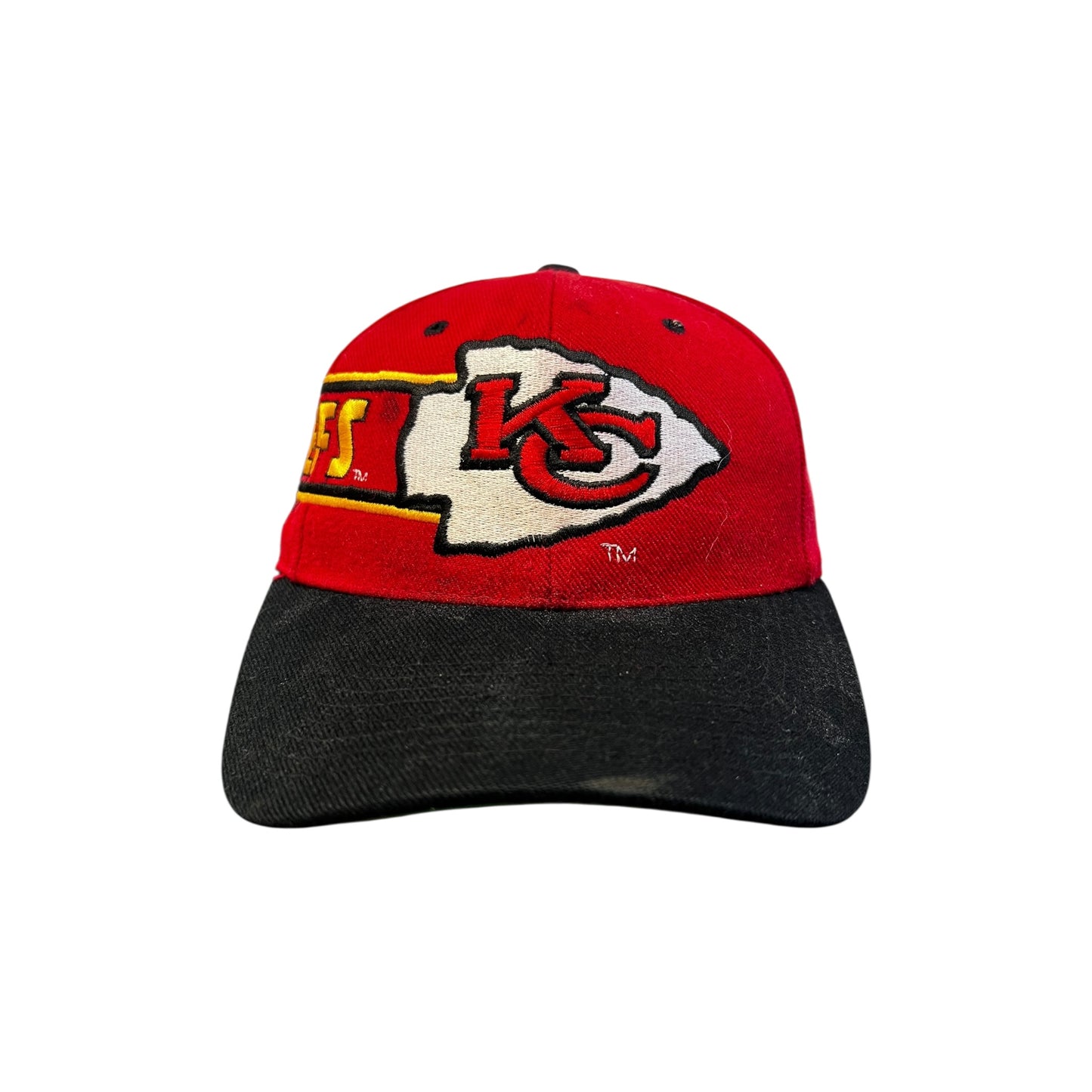 Vintage Drew Pearson Kansas City Chiefs Swirl Pinwheel SnapBack