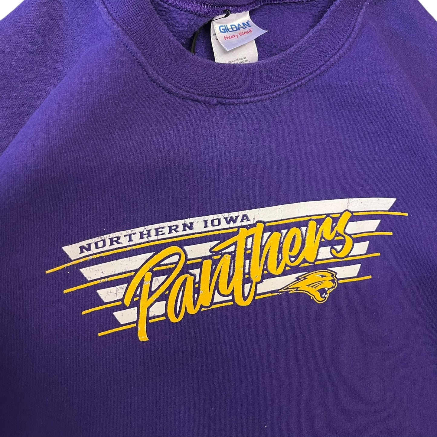 Y2K Northern Iowa Panthers Purple Sweatshirt