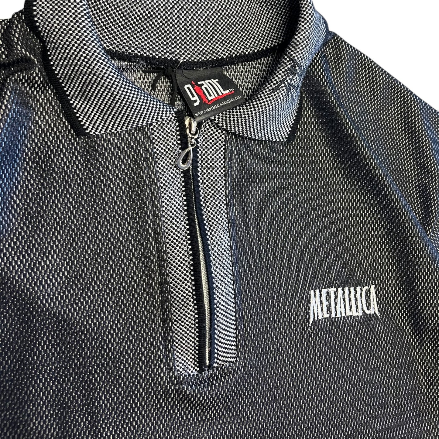 Vintage Metallica 1/4 Zip Polo Shirt