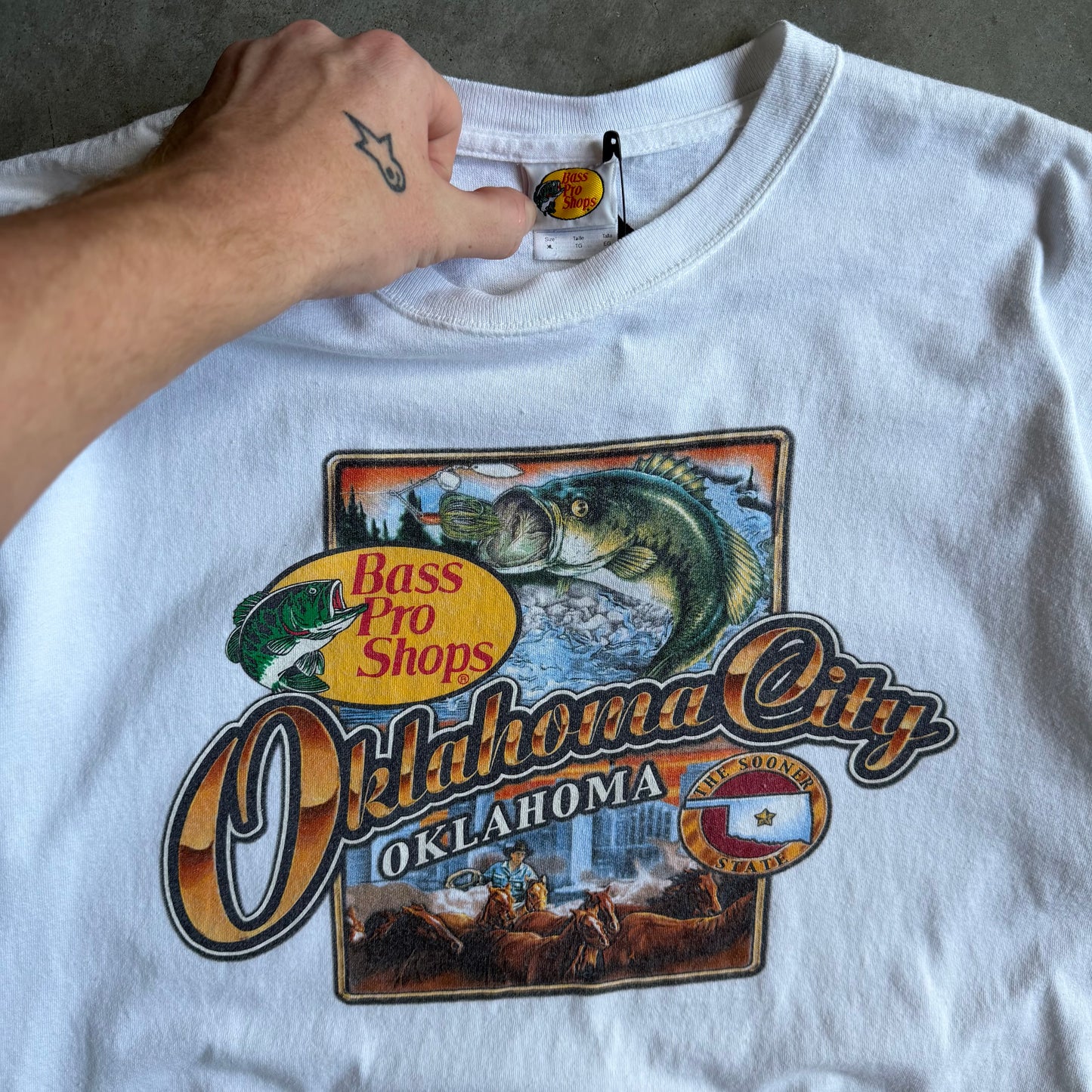 Y2K Oklahoma City Bass Pro Shops Tee