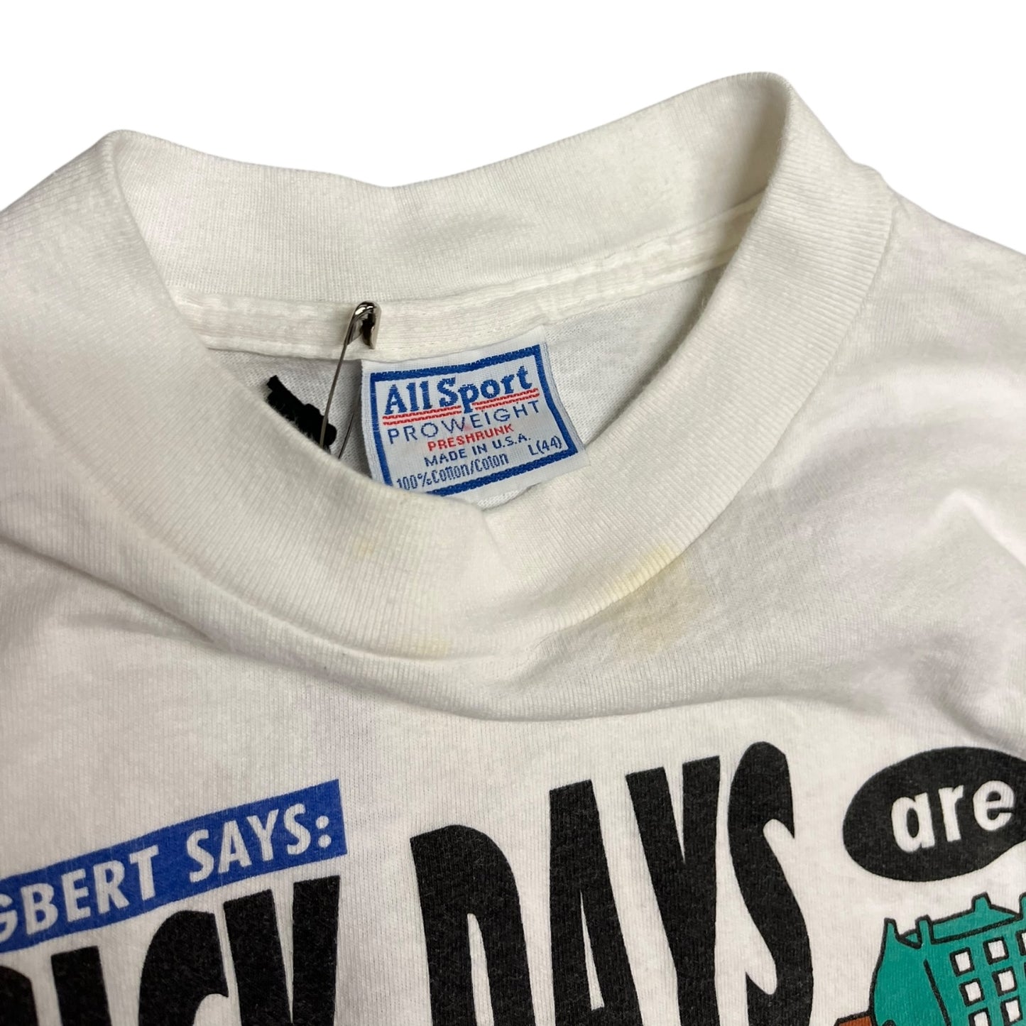 Vintage Dilbert Sick Days T Shirt