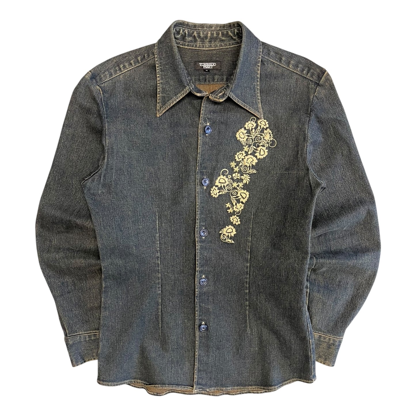 Tornado Mart Embroidered Denim Jacket