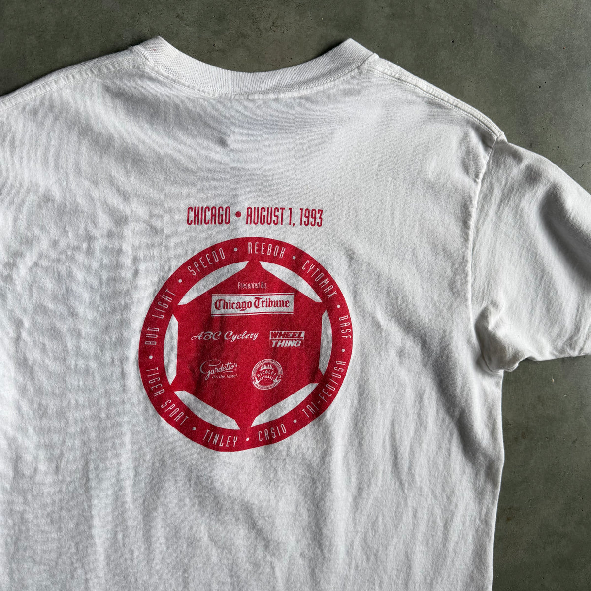 Vintage Reebok Bud Light ‘93 “No Quitters” Triathlon Tee