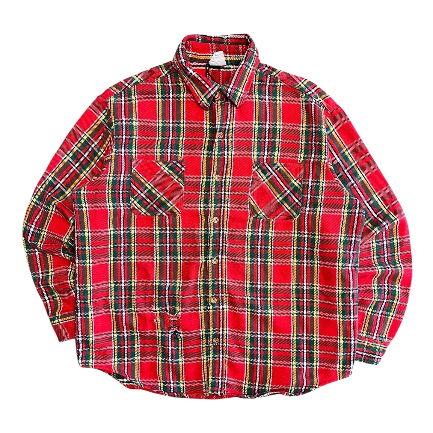 Vintage Big Mac Plaid Scarecrow Flannel Shirt