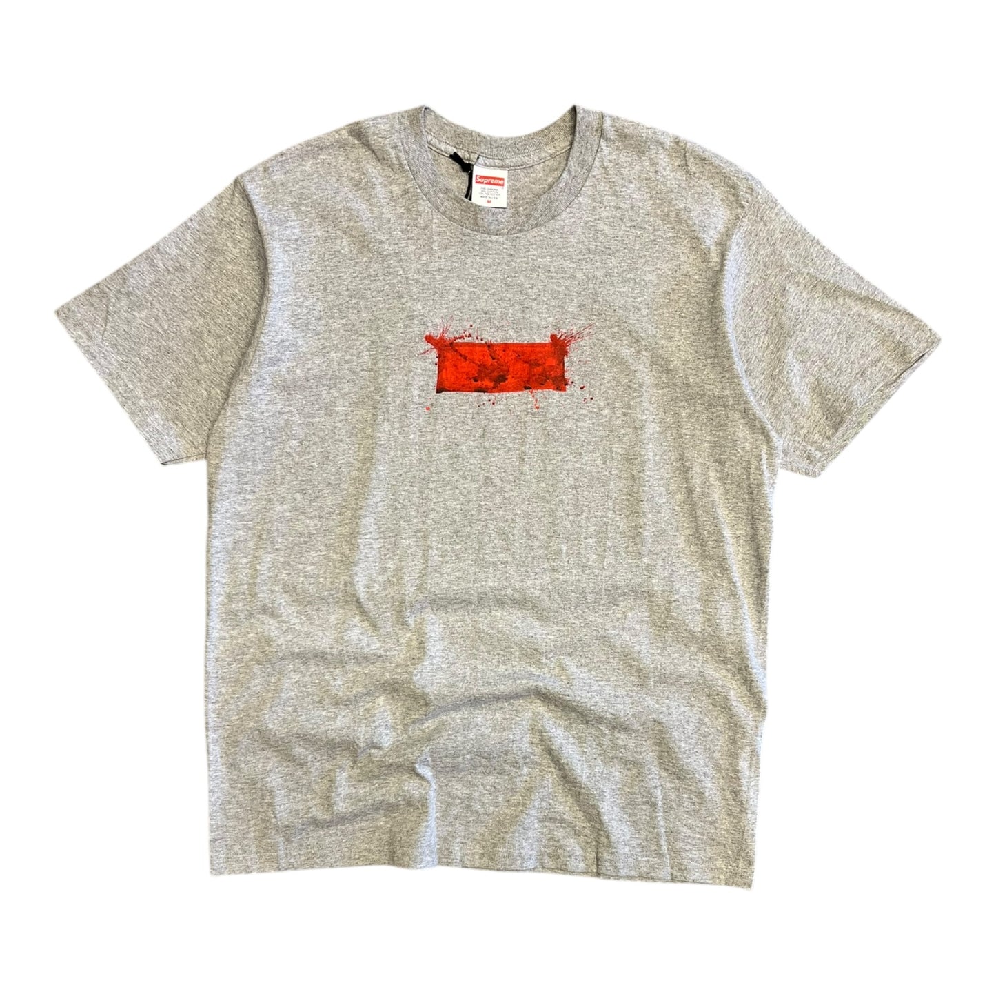 Supreme x Ralph Steadman Box Logo T Shirt Grey