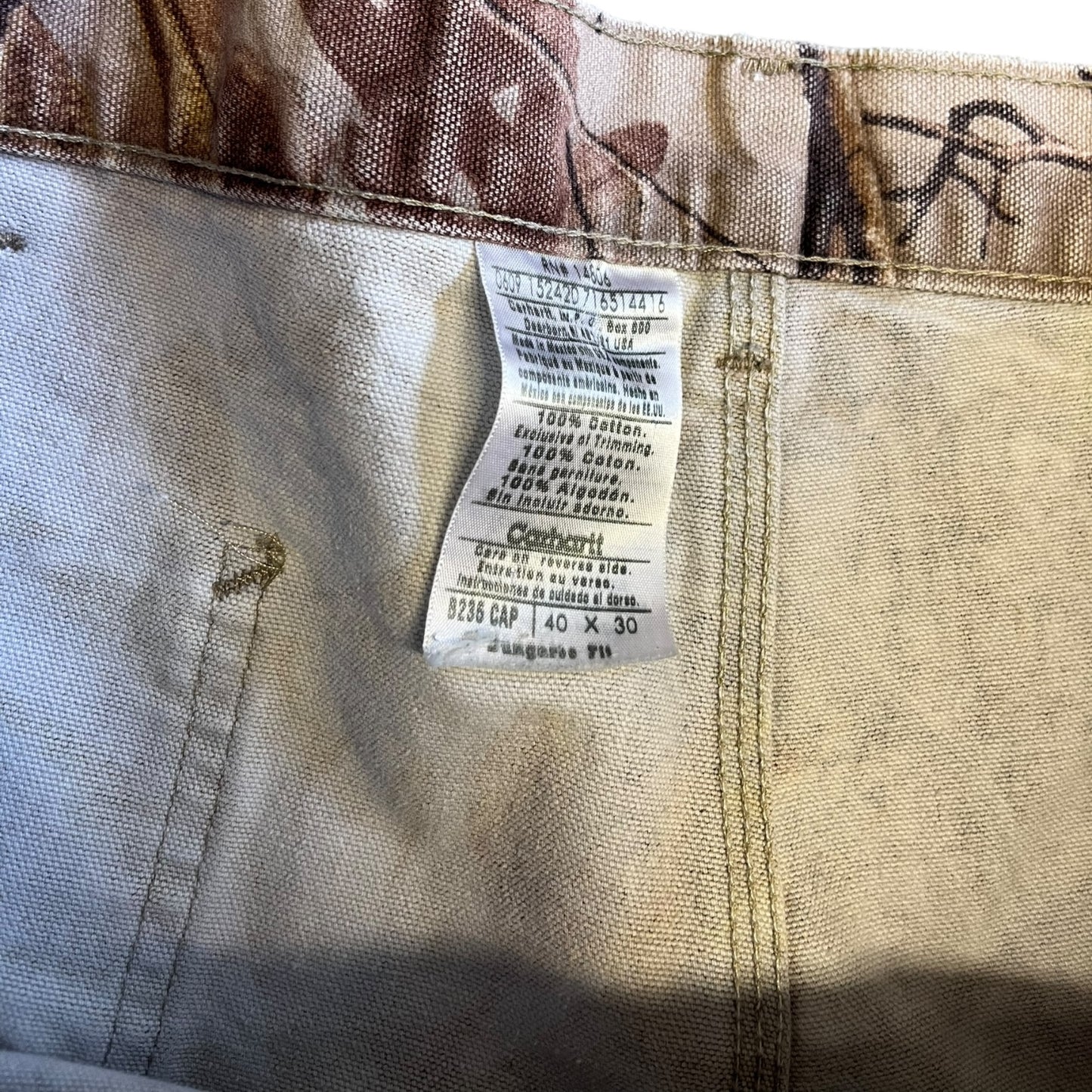 Carhartt ‘B235 CAP’ Camo Carpenter Pants