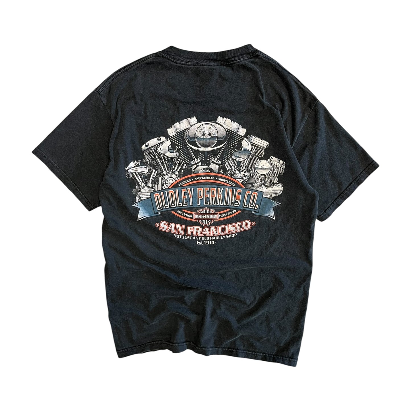 Y2K 2003 Harley Davidson Engine Tee
