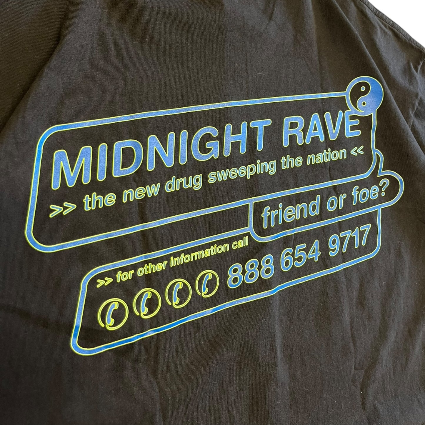 Think Rave Midnight Rave Friend Or Foe Tee