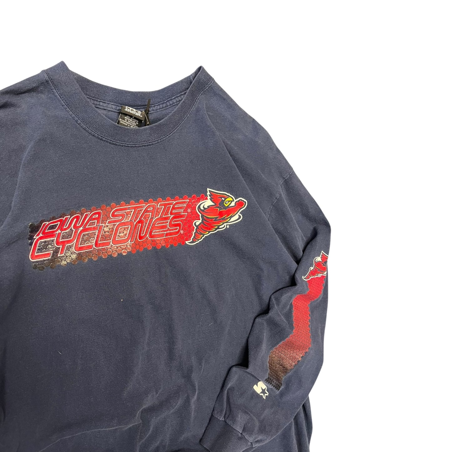 Y2K Iowa State Cyclones Starter L/S Navy Tee