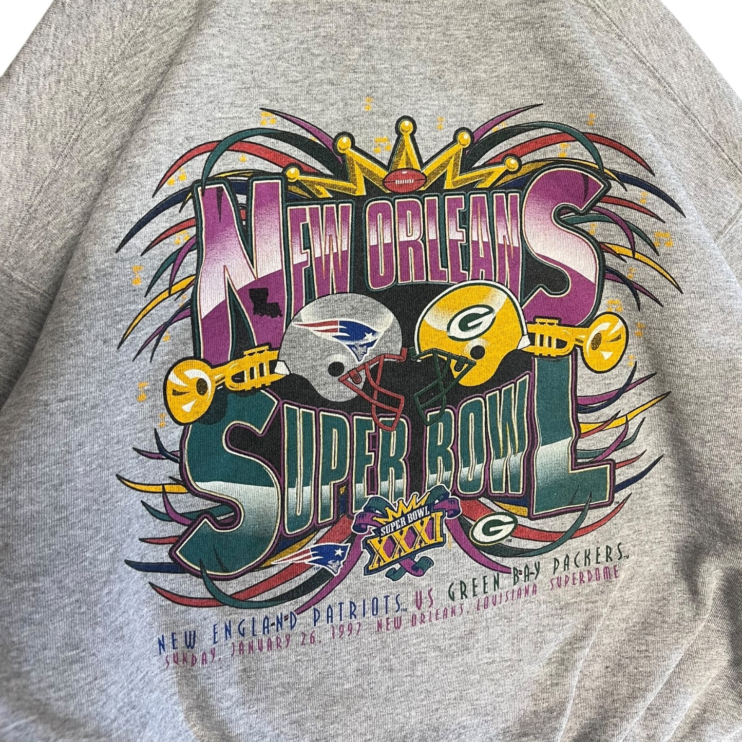Vintage 1997 Packers Super Bowl Sweatshirt