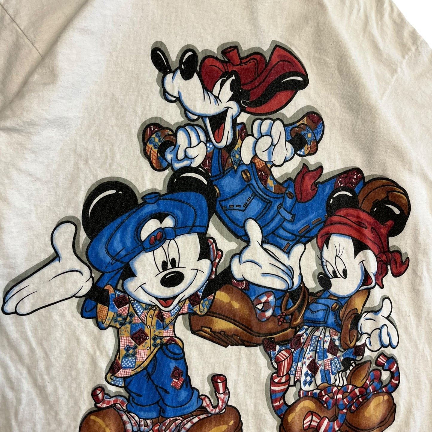 Vintage Mickey, Goofy & Minnie Fit Pic Tee