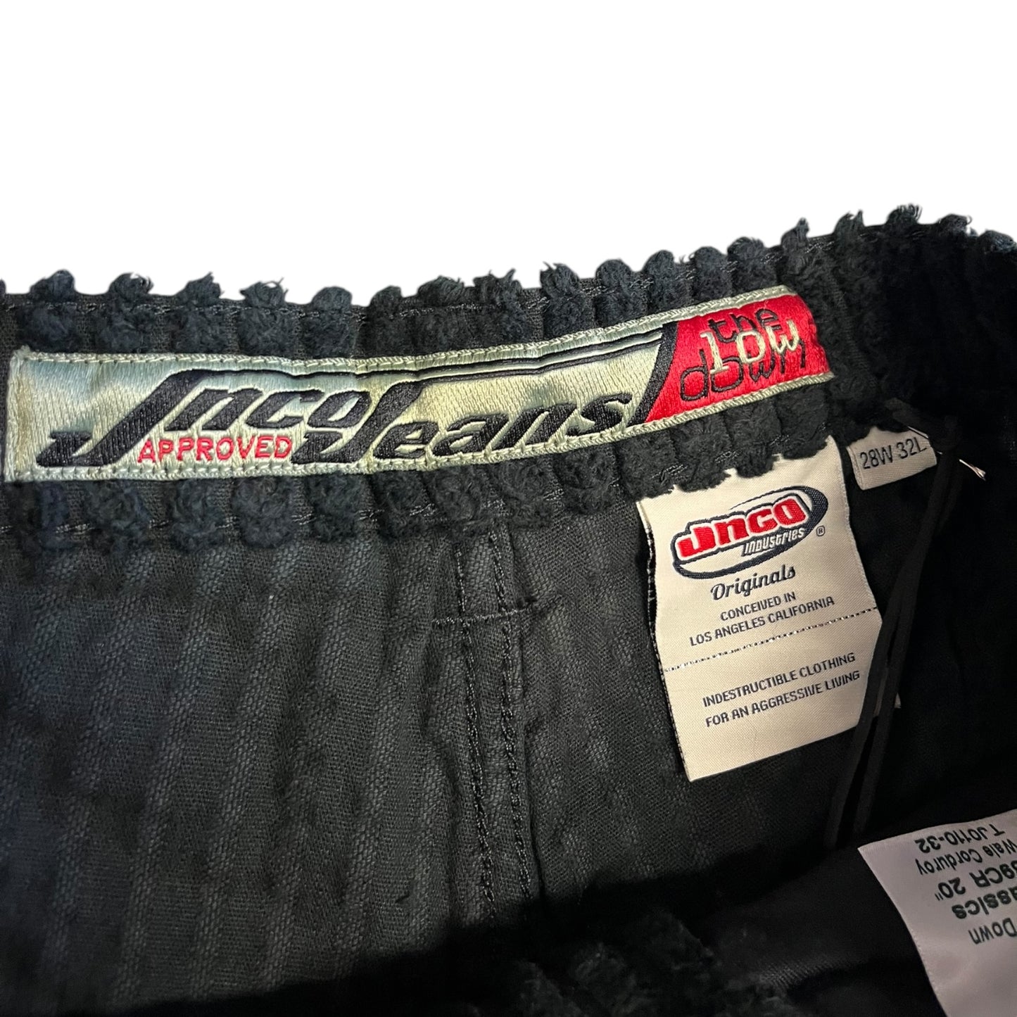JNCO - 169 Low Down. 20" 2 Wale Corduroy (Black)