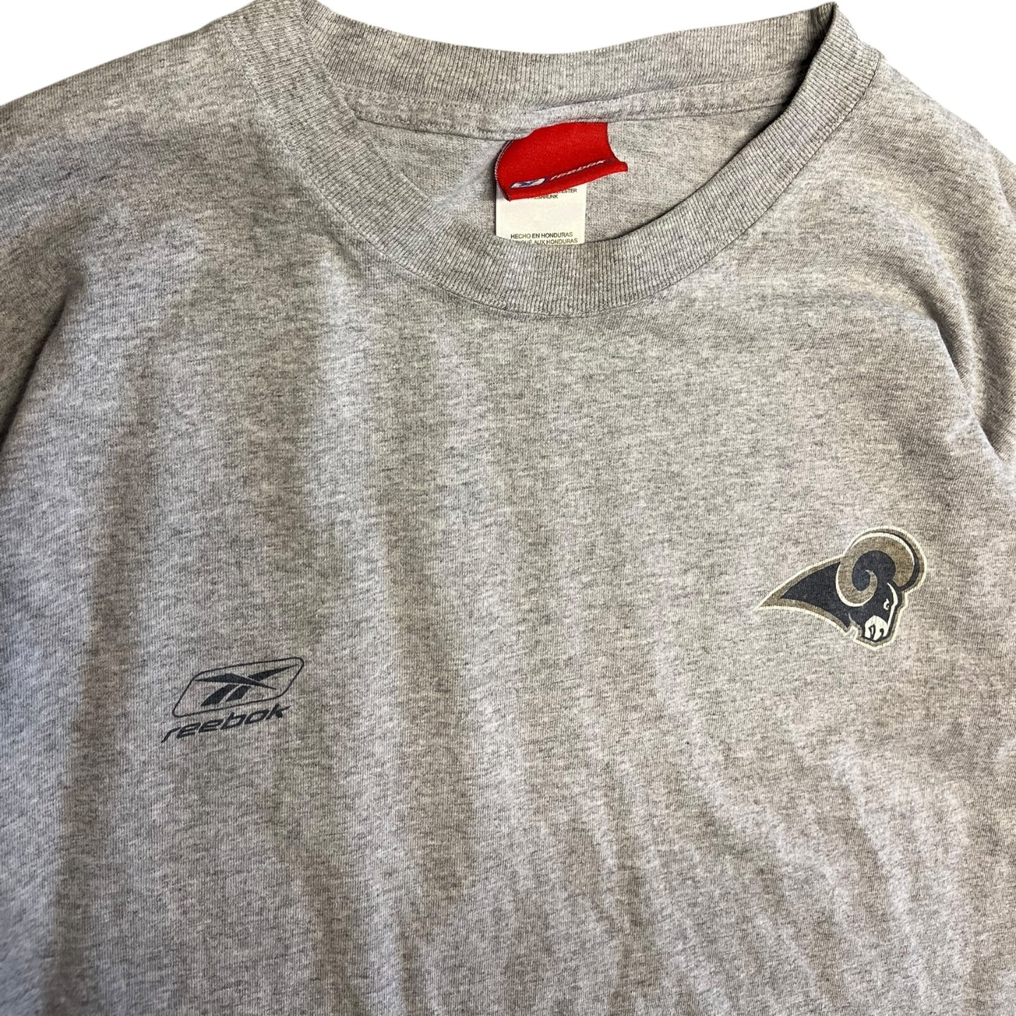 Y2K Reebok NFL Grey Rams Tee