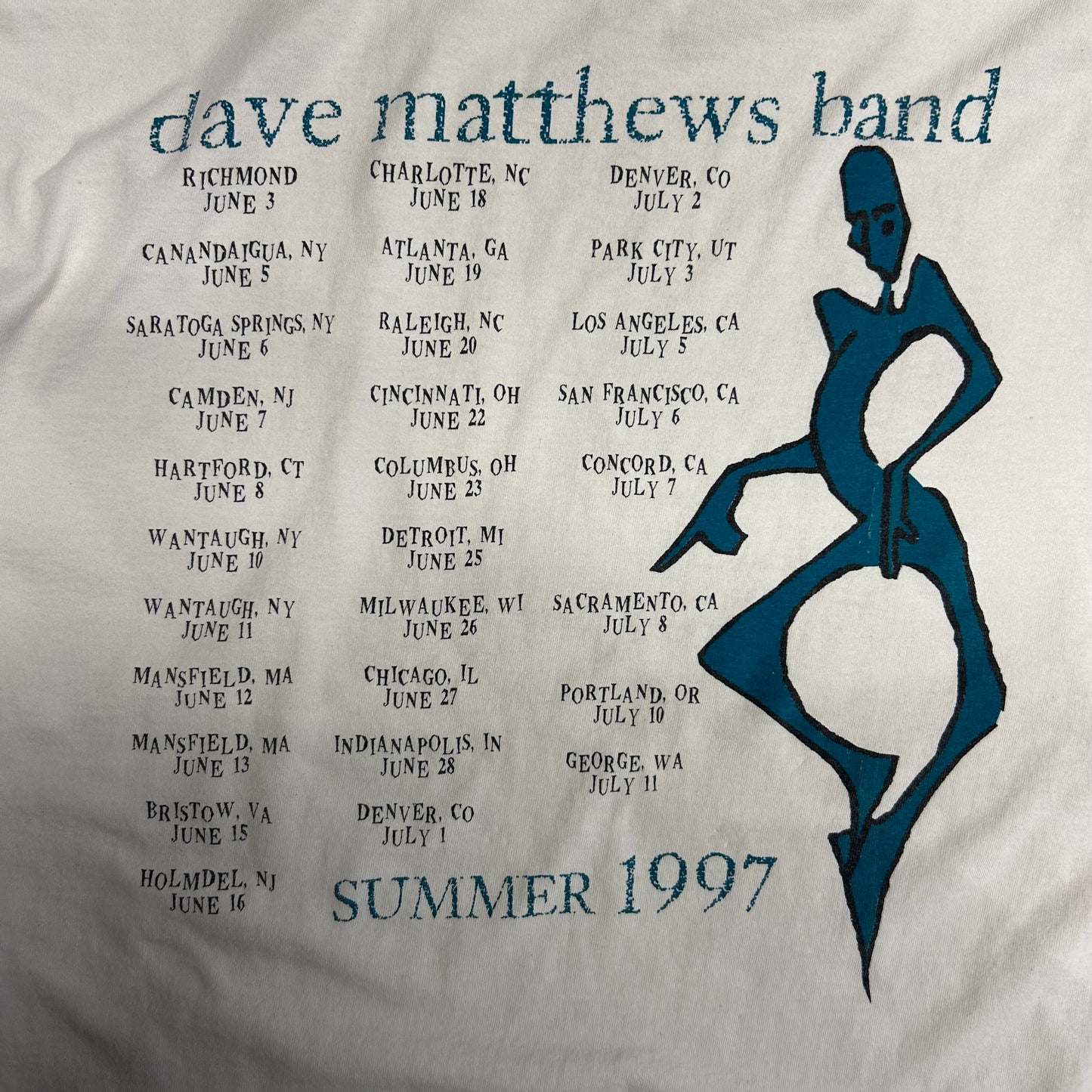 Vintage 1997 Dave Matthew’s Band Tee