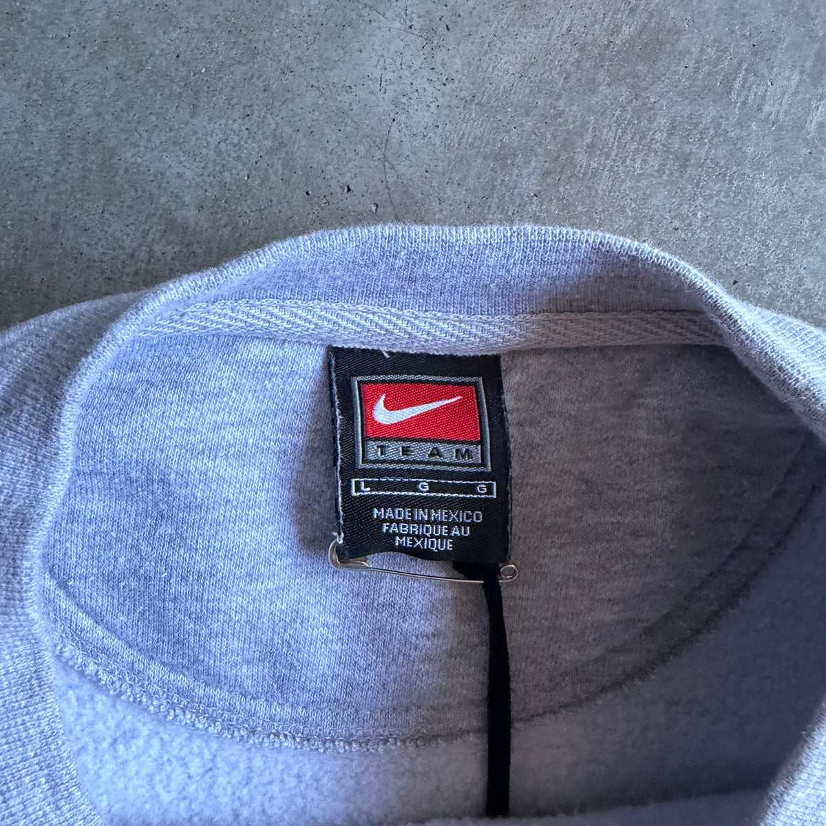 Y2K Nike Iowa Centered Swoosh Black & Gold Spell-Out Sweatshirt