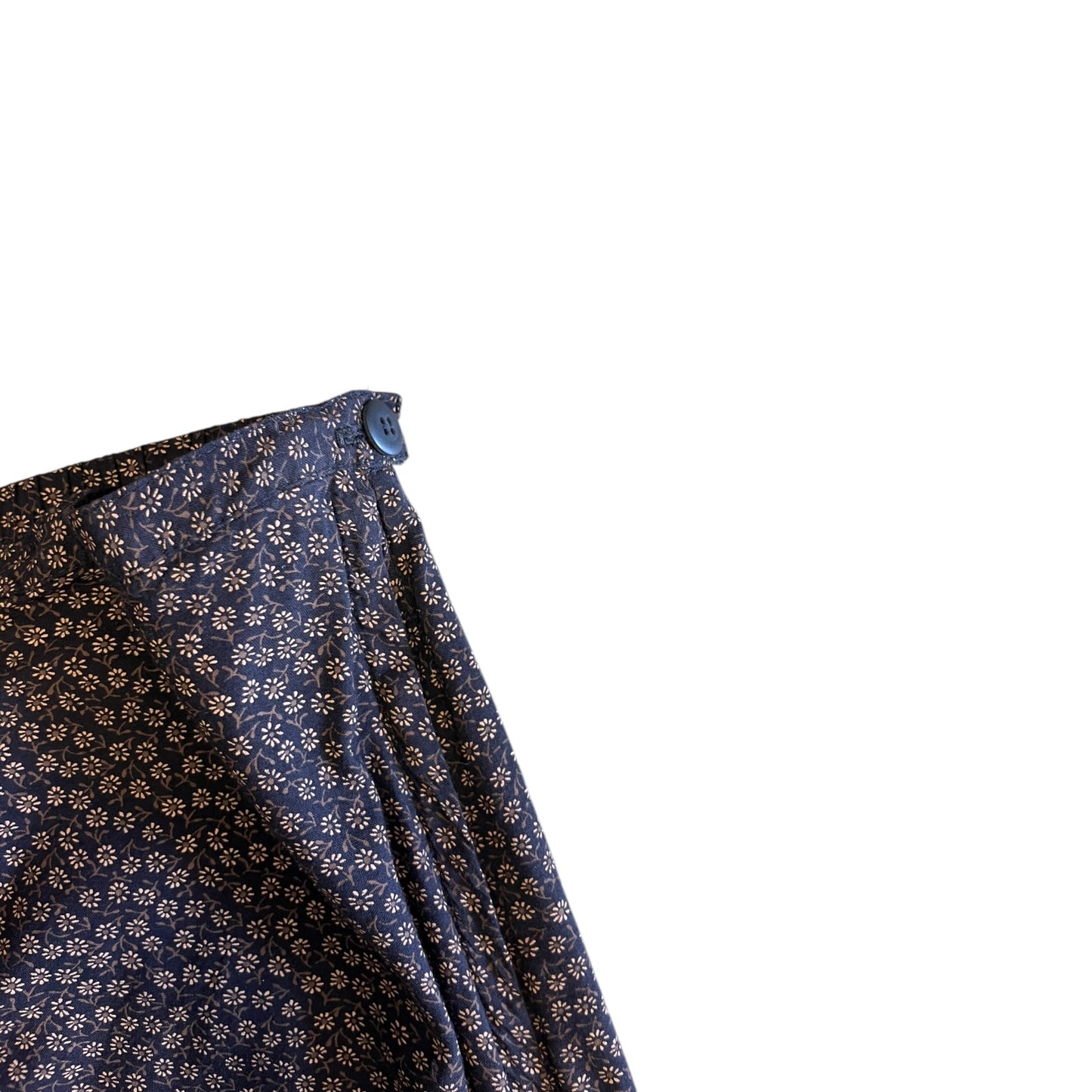 Women’s Vintage J. Macinally’s Dark Brown Maxi Skirt With Tan Daisies