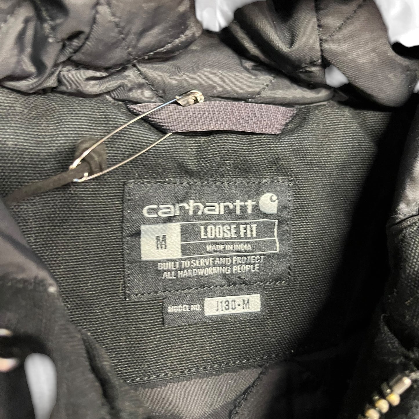 Carhartt ‘J130-M’ Loose Fit Black Active Jacket