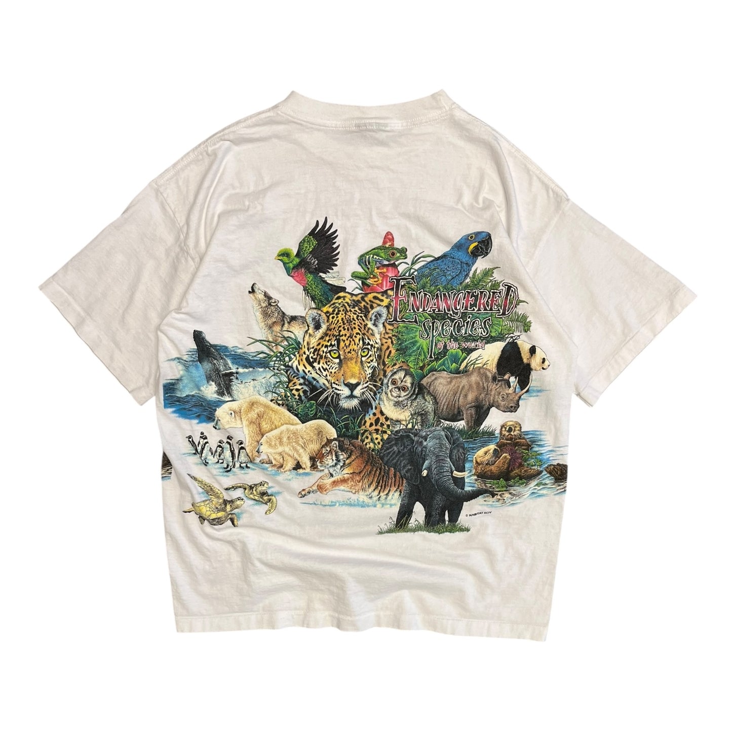 1994 Endangered Species Of The World Wrap Tee
