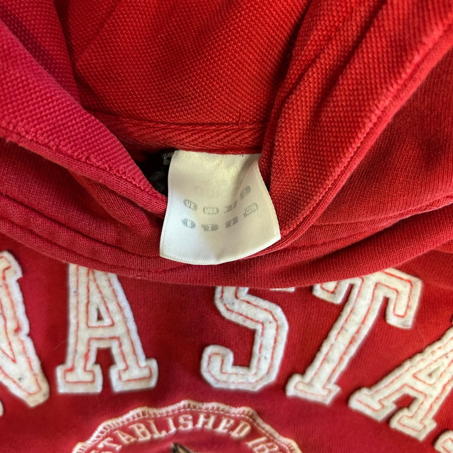 Y2K Adidas Iowa State Cyclones Red Hoodie