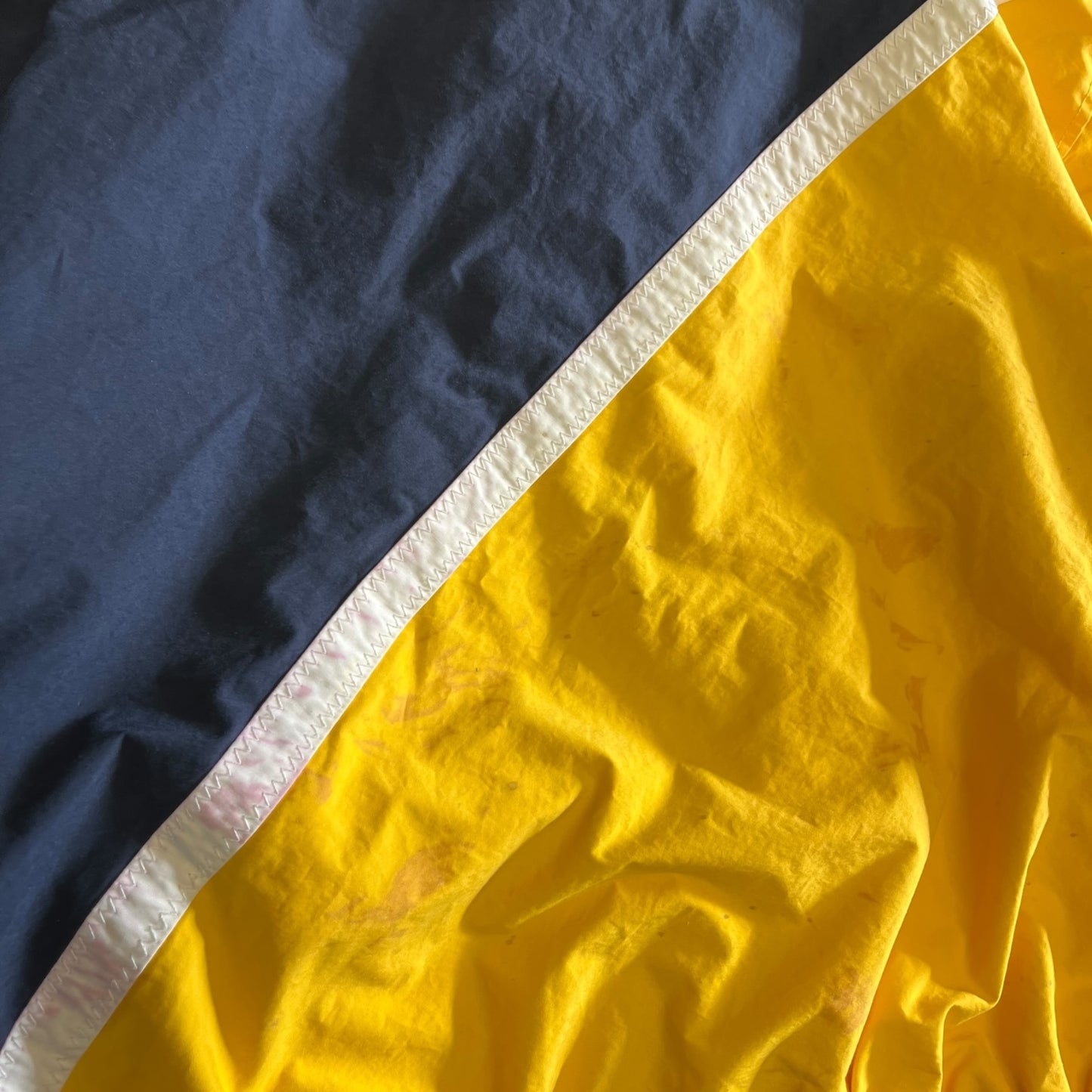 Vintage Tommy Hilfiger Navy & Yellow Color Block Jacket