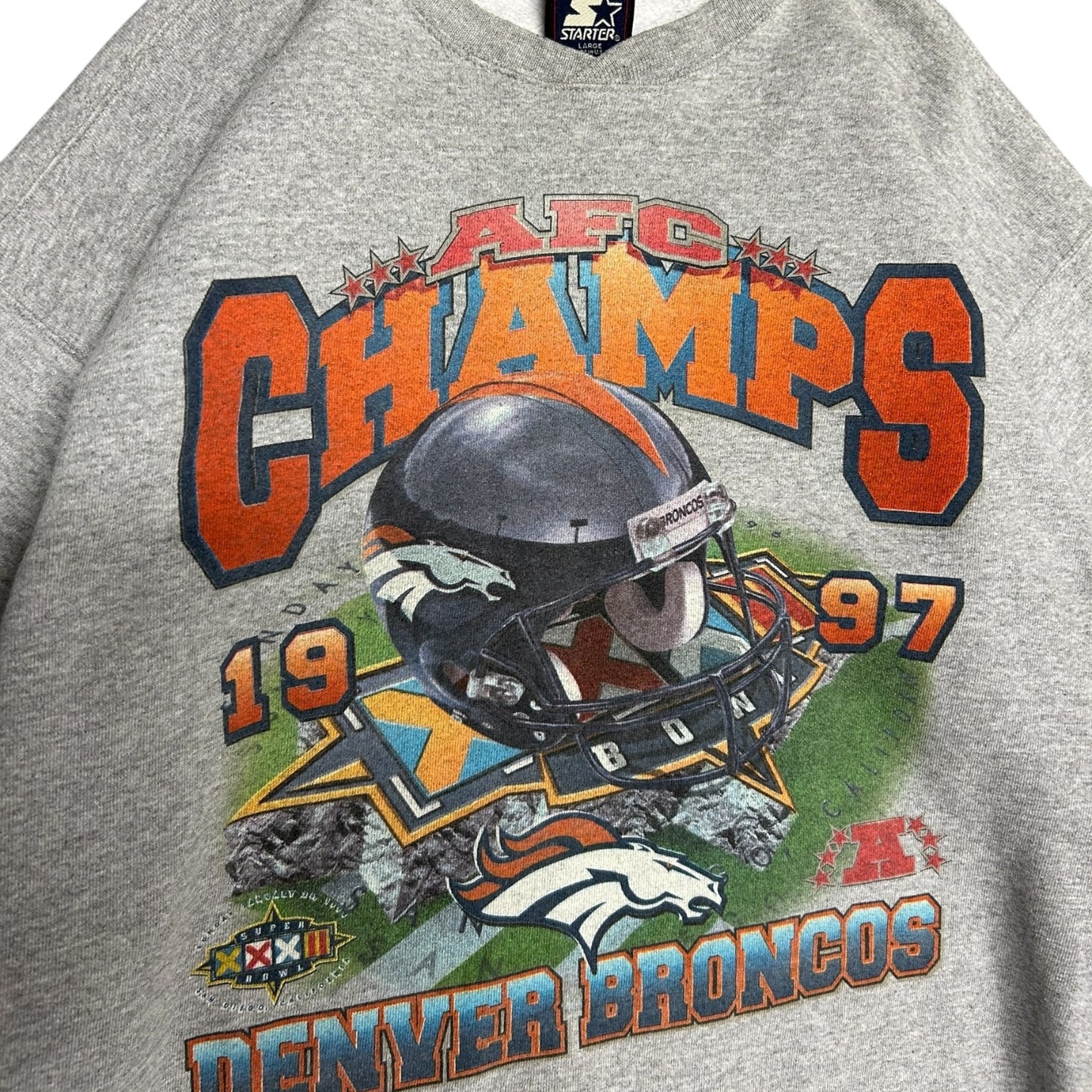 Vintage 1997 Broncos AFC Champs Sweatshirt