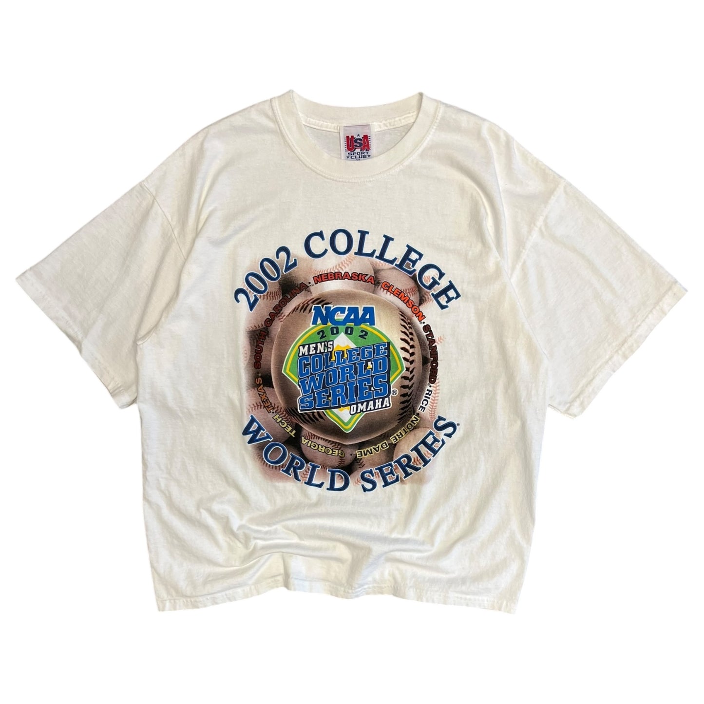 Vintage 2002 NCAA College World Series Tee
