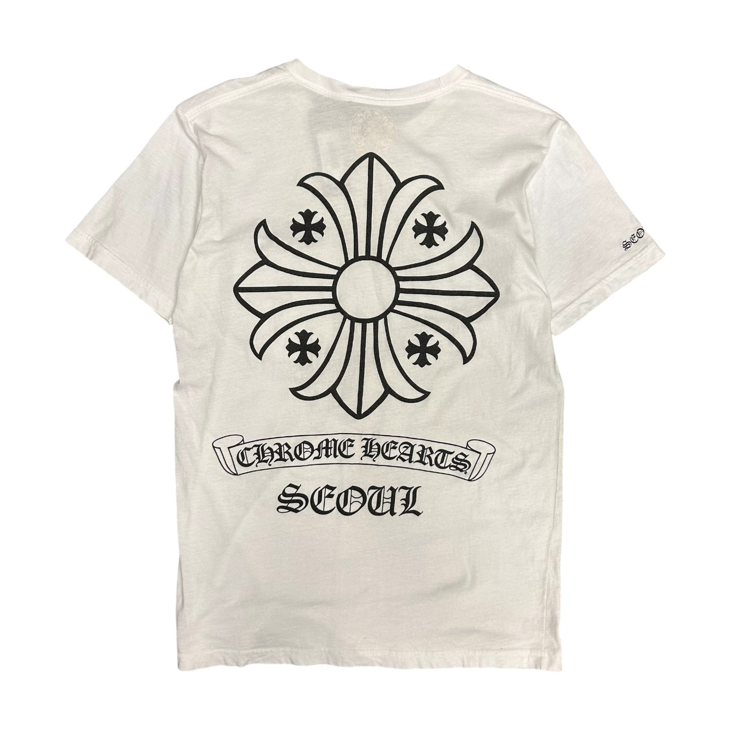 Chrome Hearts Seoul Big Emblem White Tee