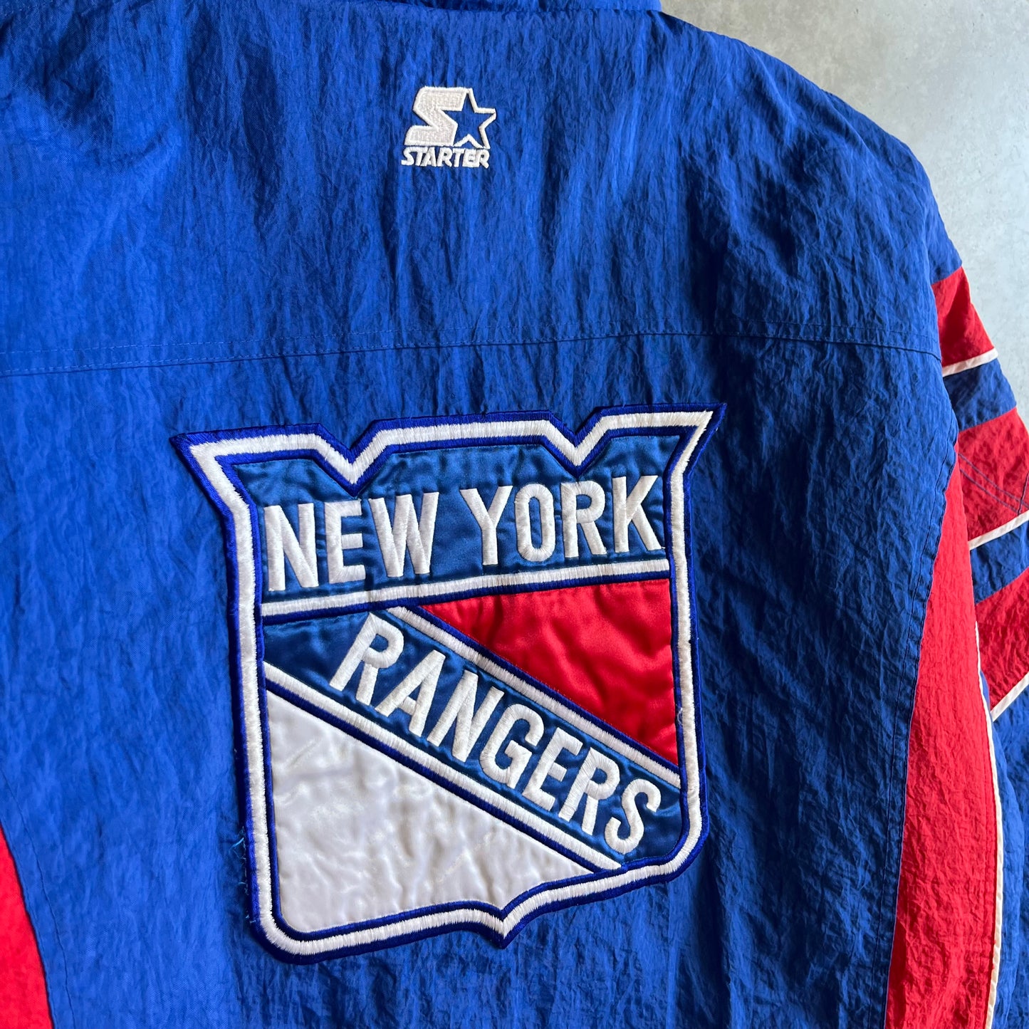 Vintage Starter New York Rangers Windbreaker Coat
