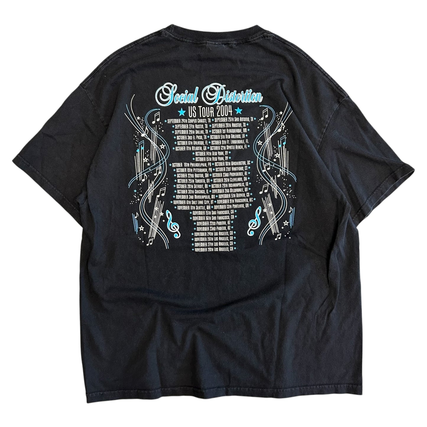 Vintage Social Distortion 2004 US Tour Tee