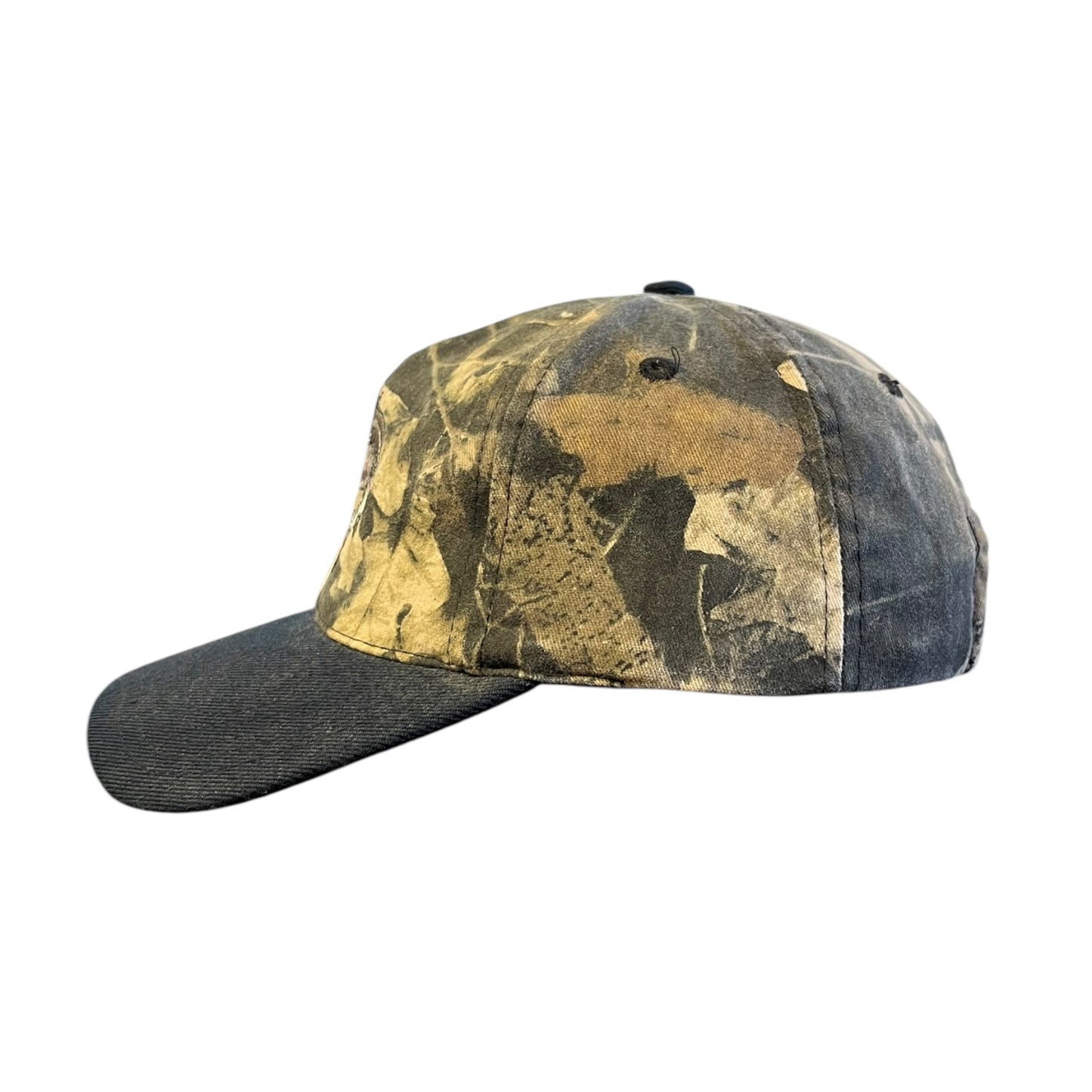 Y2K Camo Embroidered Fish Hat
