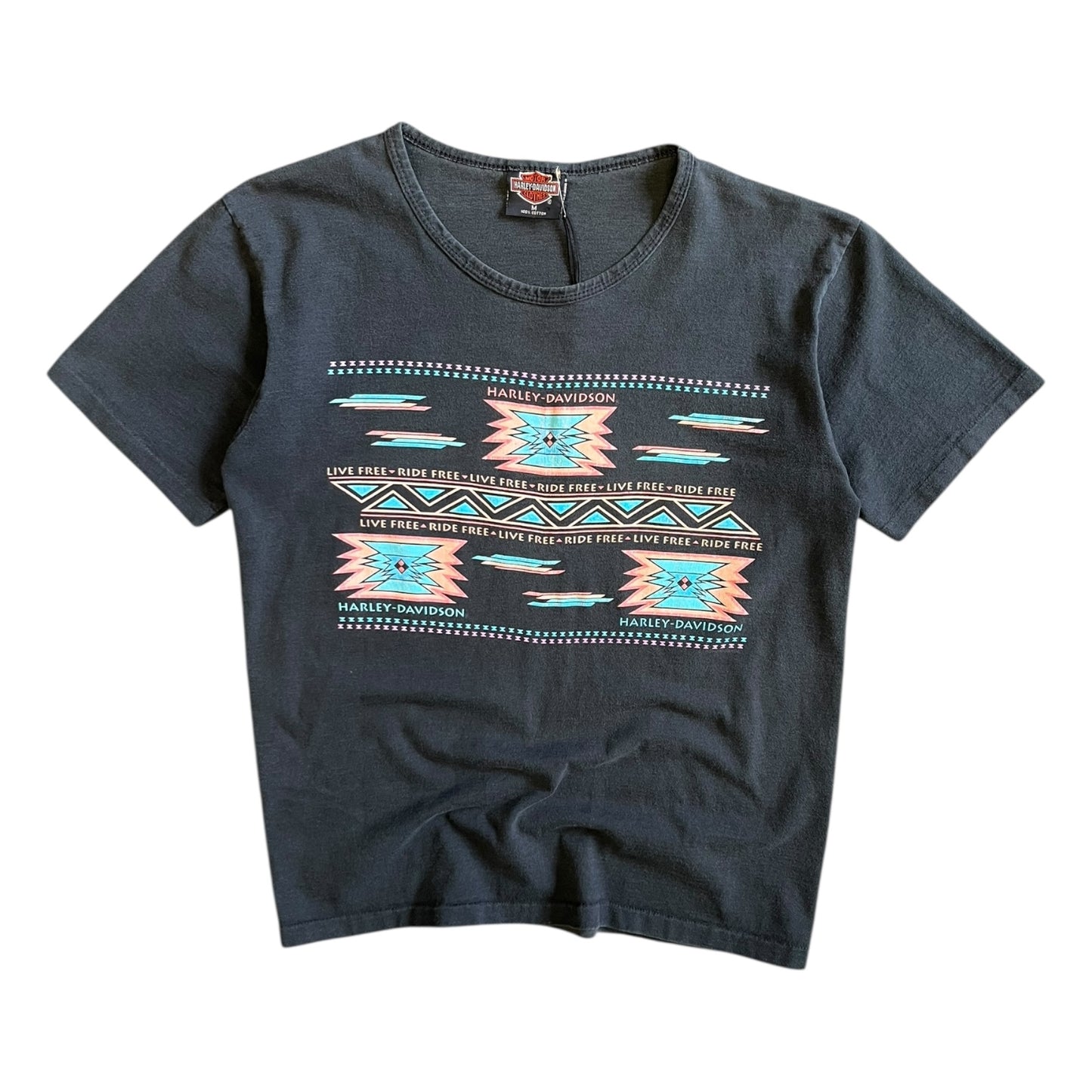 Vintage Harley Davidson Aztec Tee