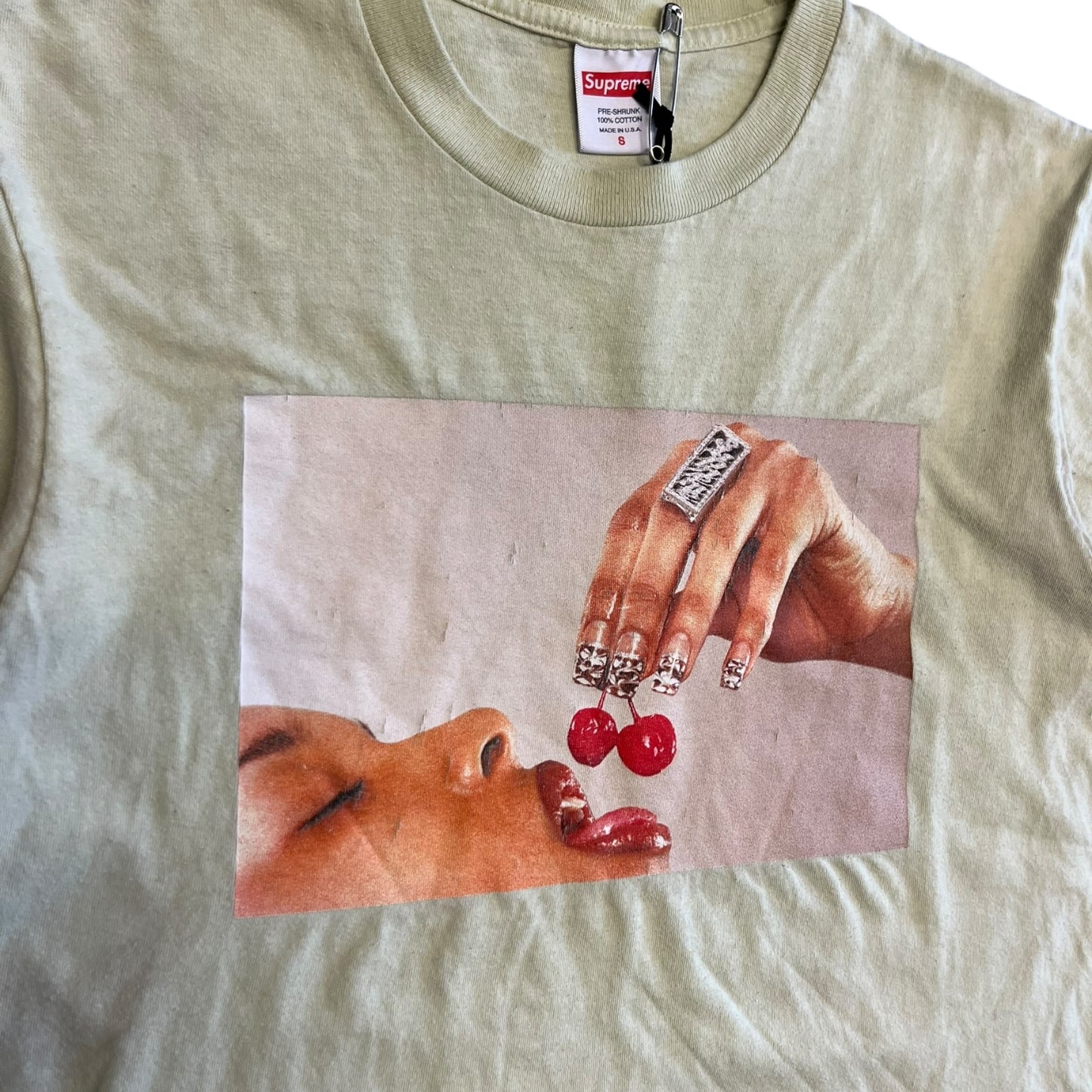 Supreme Cherries Tee ‘Pale Mint’