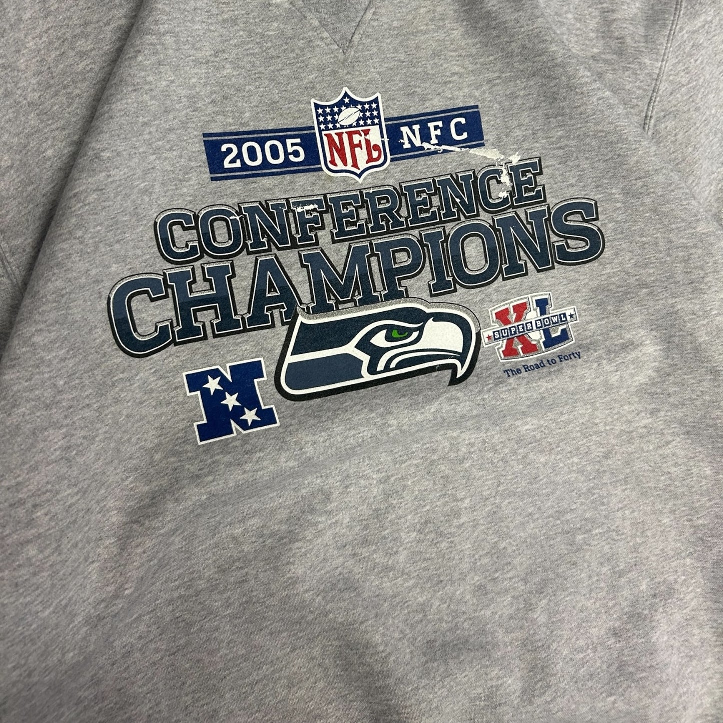 Y2K Seattle Seahawks Conference Champions Sweatshirt