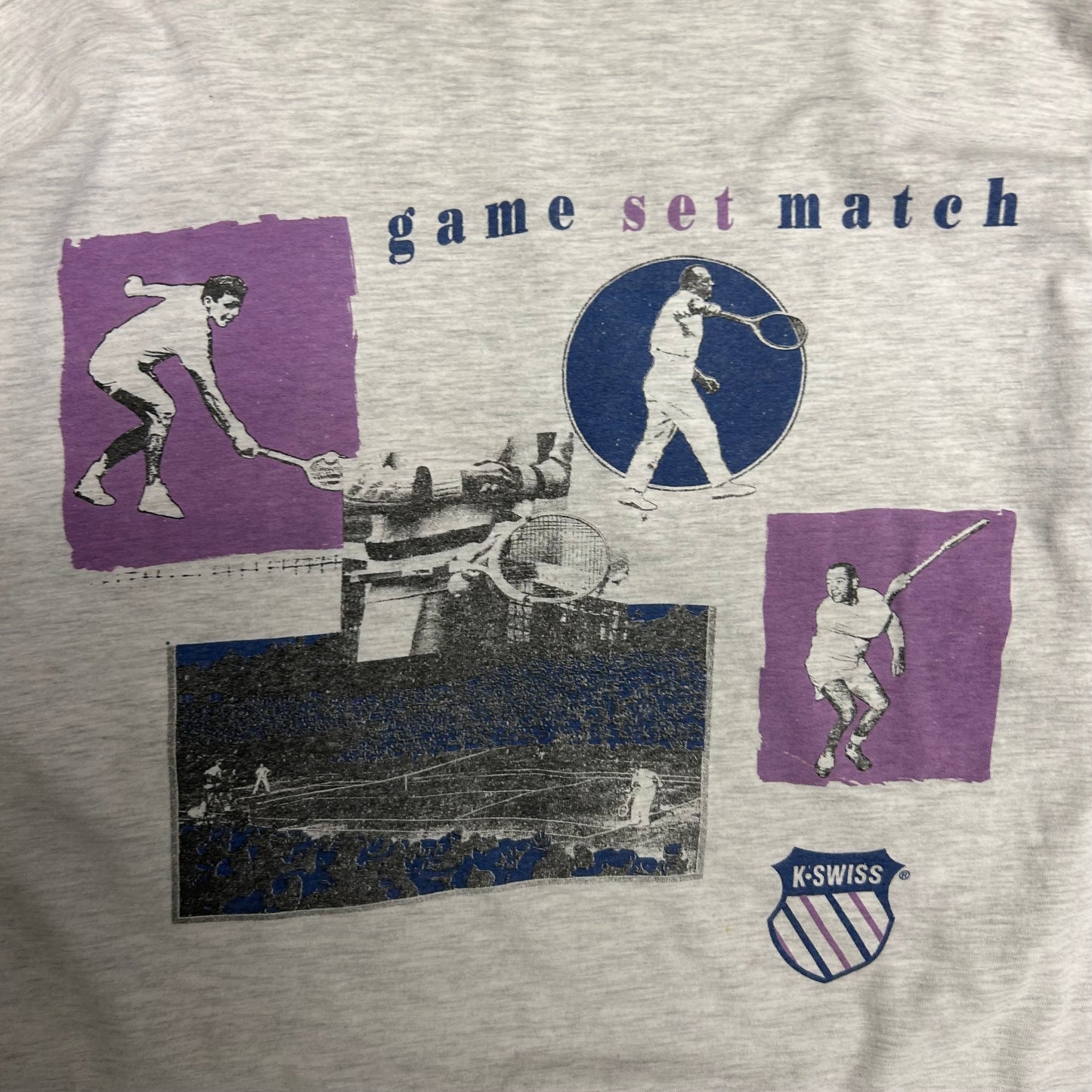 Vintage Game Set Match Tennis Tee