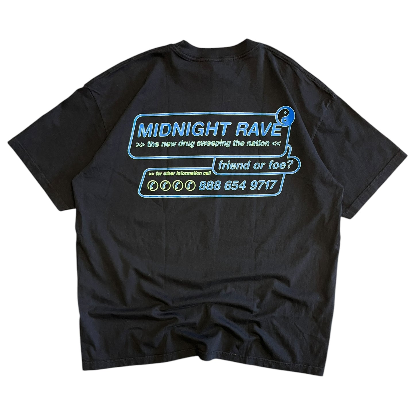 Think Rave Midnight Rave Friend Or Foe Tee