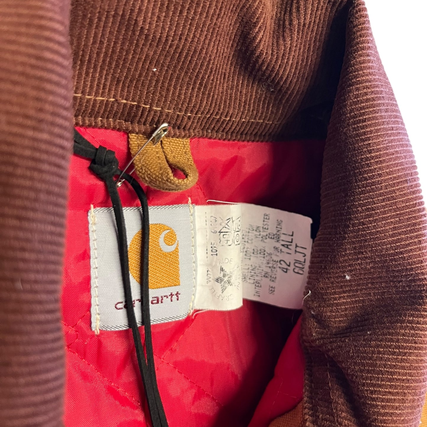 Vintage Carhartt ‘6QLJT’ Quilt Lined Detroit Jacket