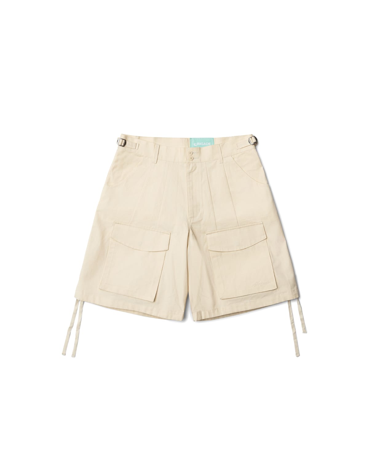 Brigade - Wide Cargo Shorts (Cream)