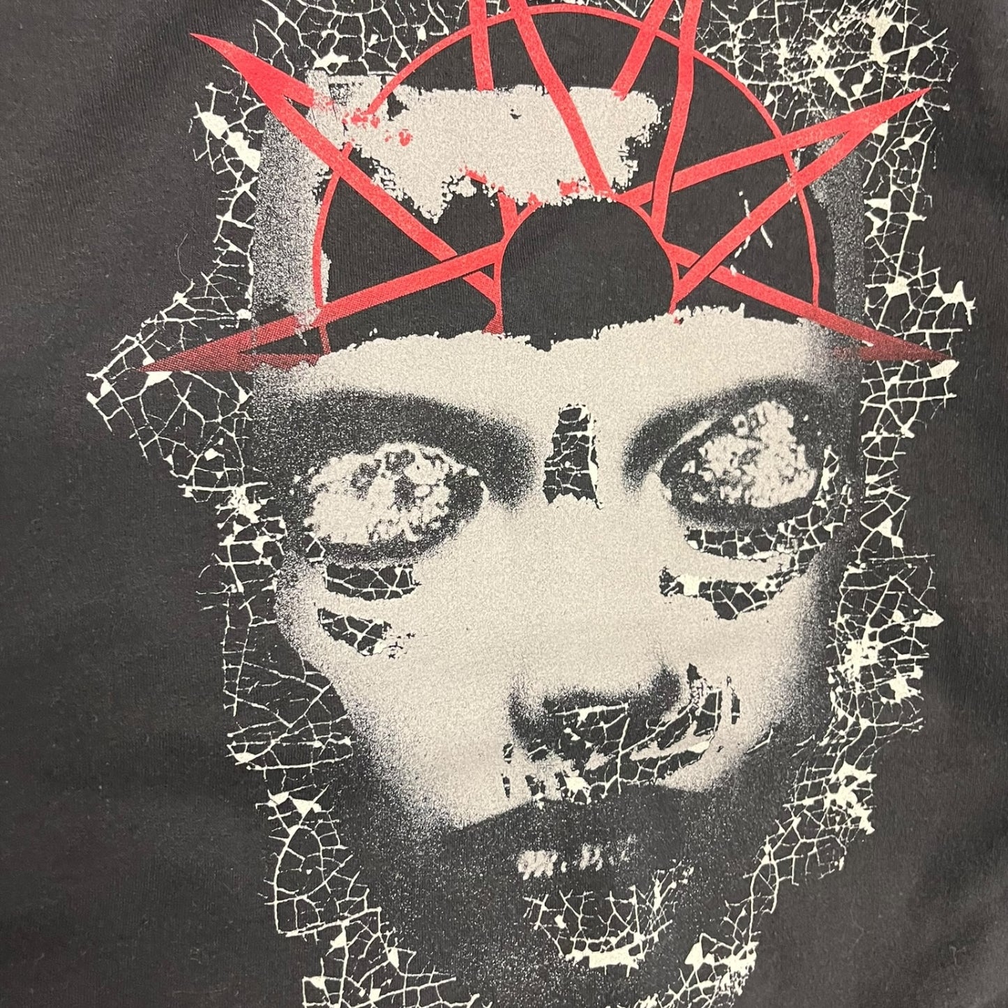 Y2K Slipknot Face Graphic Hoodie