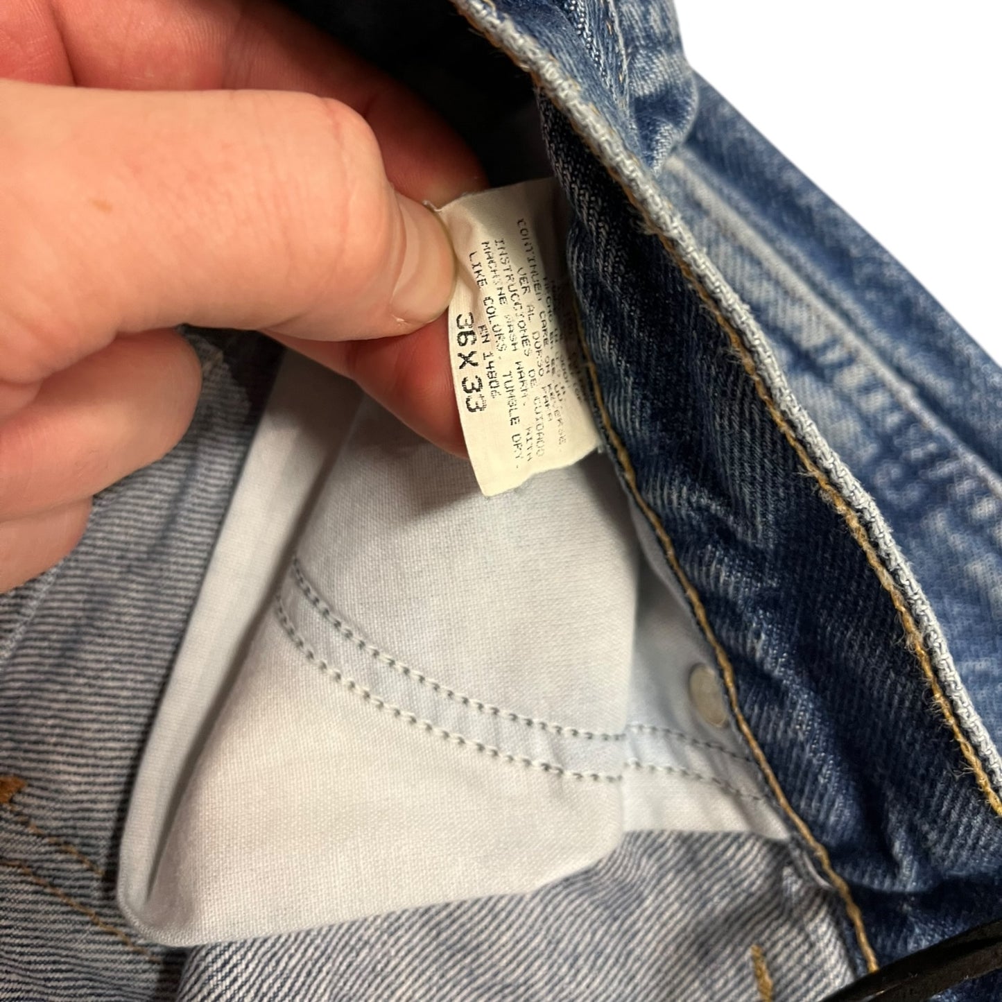 Vintage Big Mac Dark Wash Straight Leg Jeans