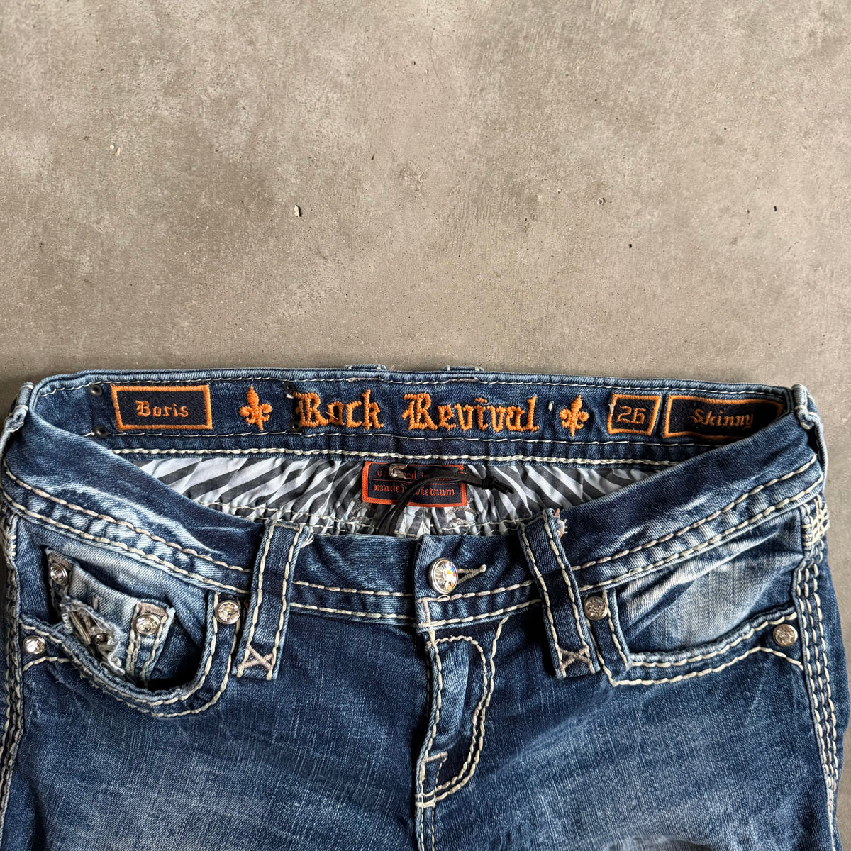 Women’s Y2K Rock Revival Boris Skinny Jeans