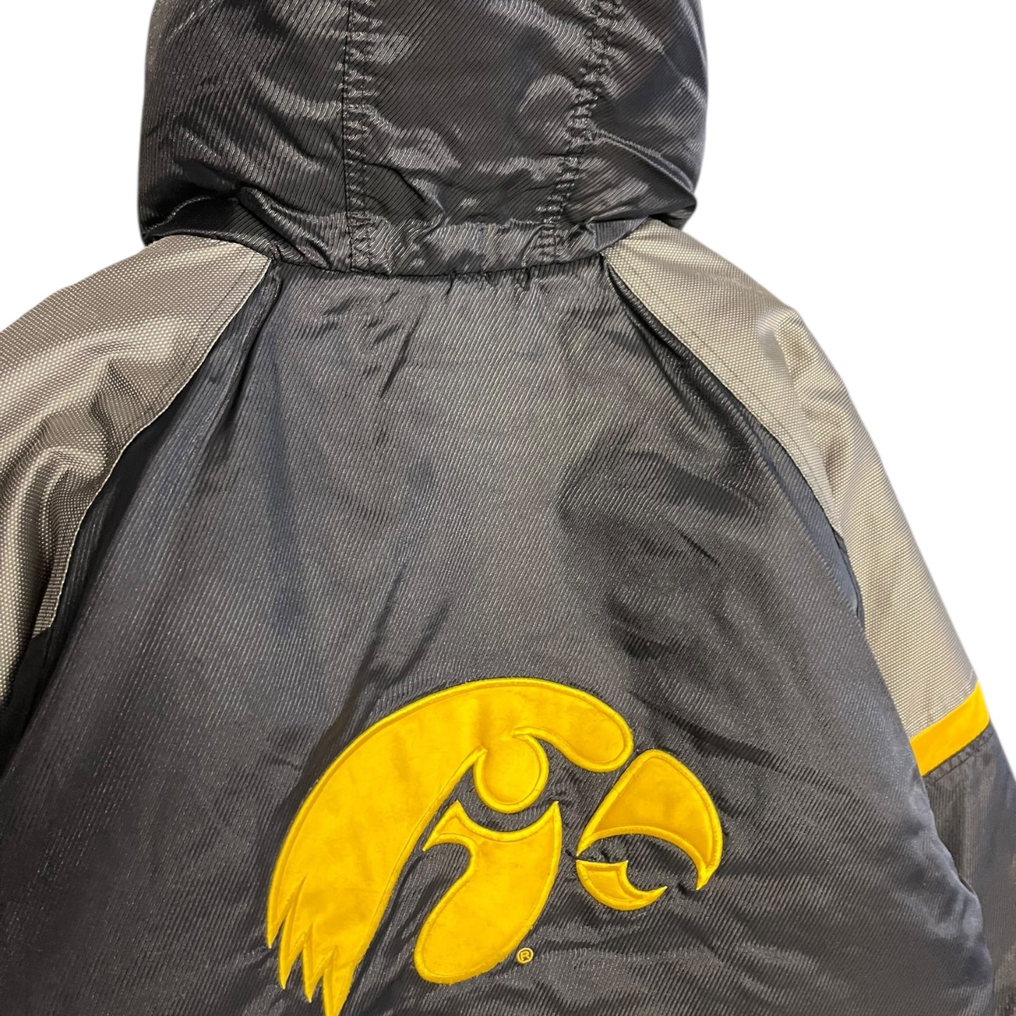 Vintage Starter Iowa Hawkeyes Half Zip Jacket
