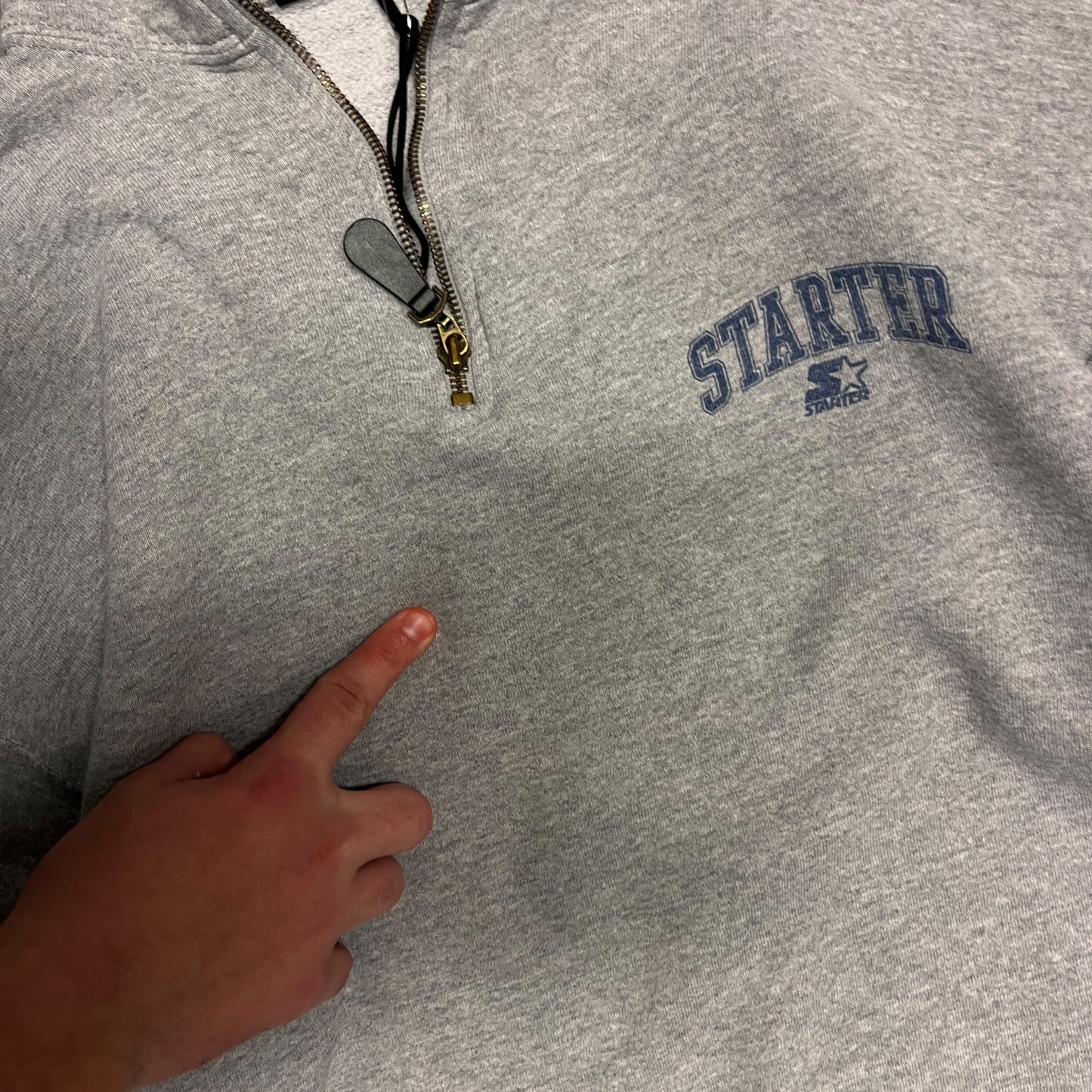 Vintage Starter Half-Zip Sweatshirt